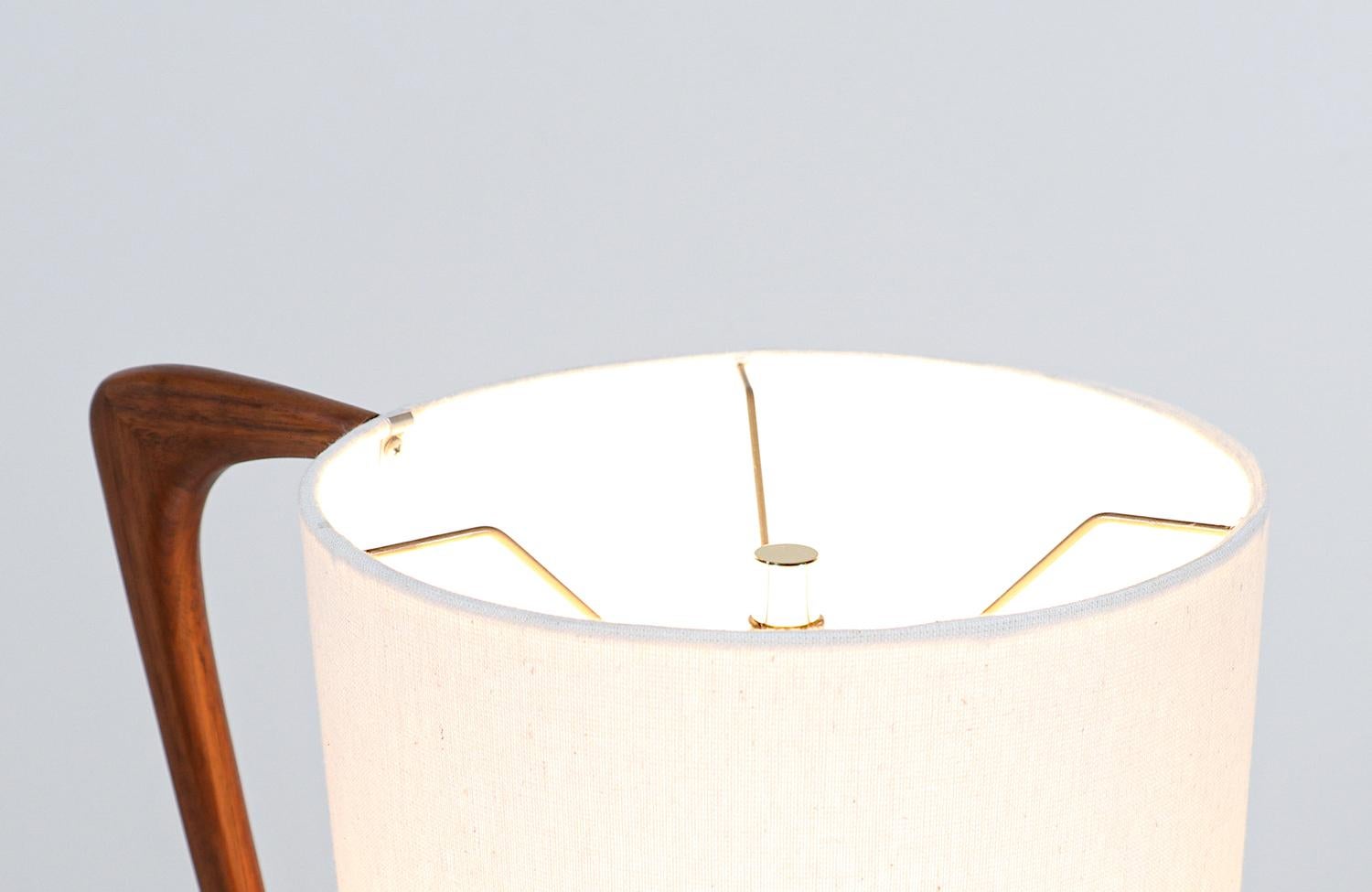 floor lamp with side table
