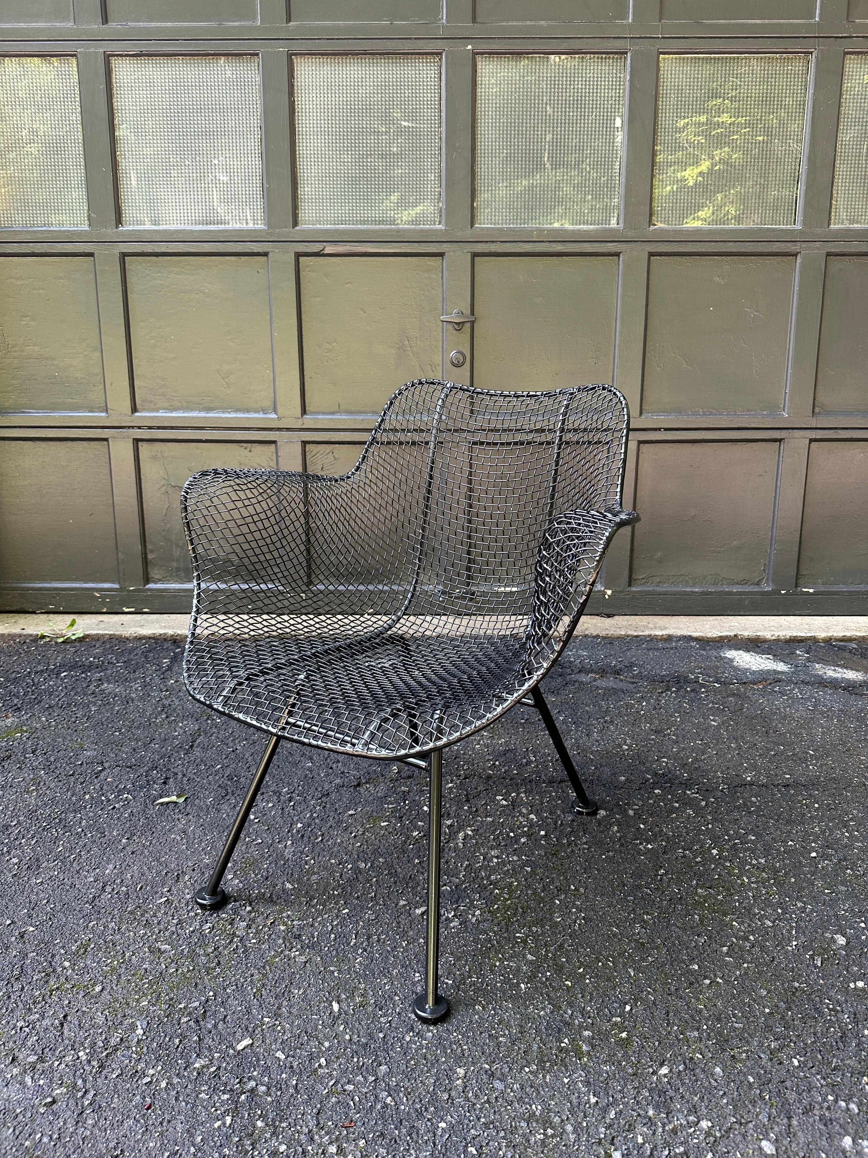 Mid-Century Modern Mid Century Modern Sculptura Patio and dining armchairs, set of 4