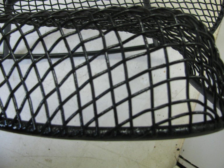 Mid-Century Modern Sculptura Wire Mesh Rocking Chair by Russell Woodard ...