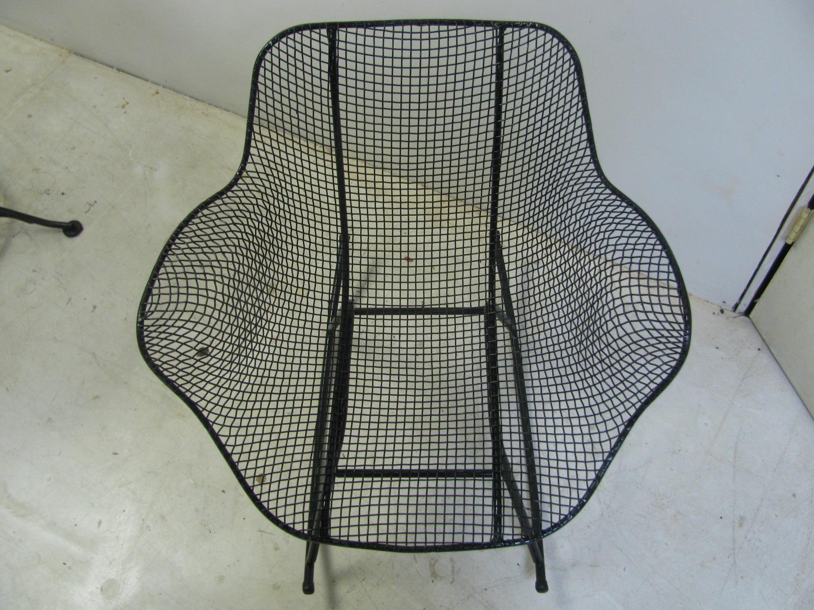 Mid-Century Modern Sculptura Wire Mesh Rocking Chair by Russell Woodard In Good Condition In Port Jervis, NY