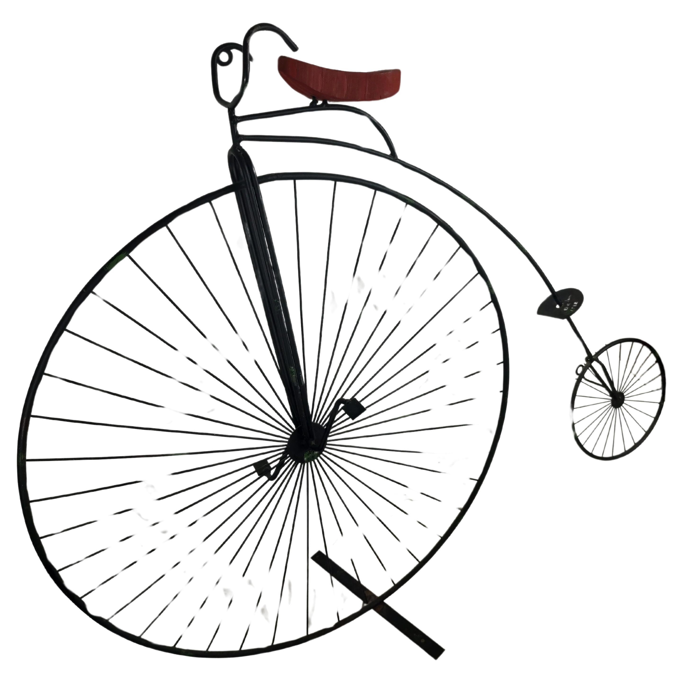 Skulpturale Fahrrad-Tisch- oder Wandhalterung von Curtis Jere, Moderne der Mitte des Jahrhunderts