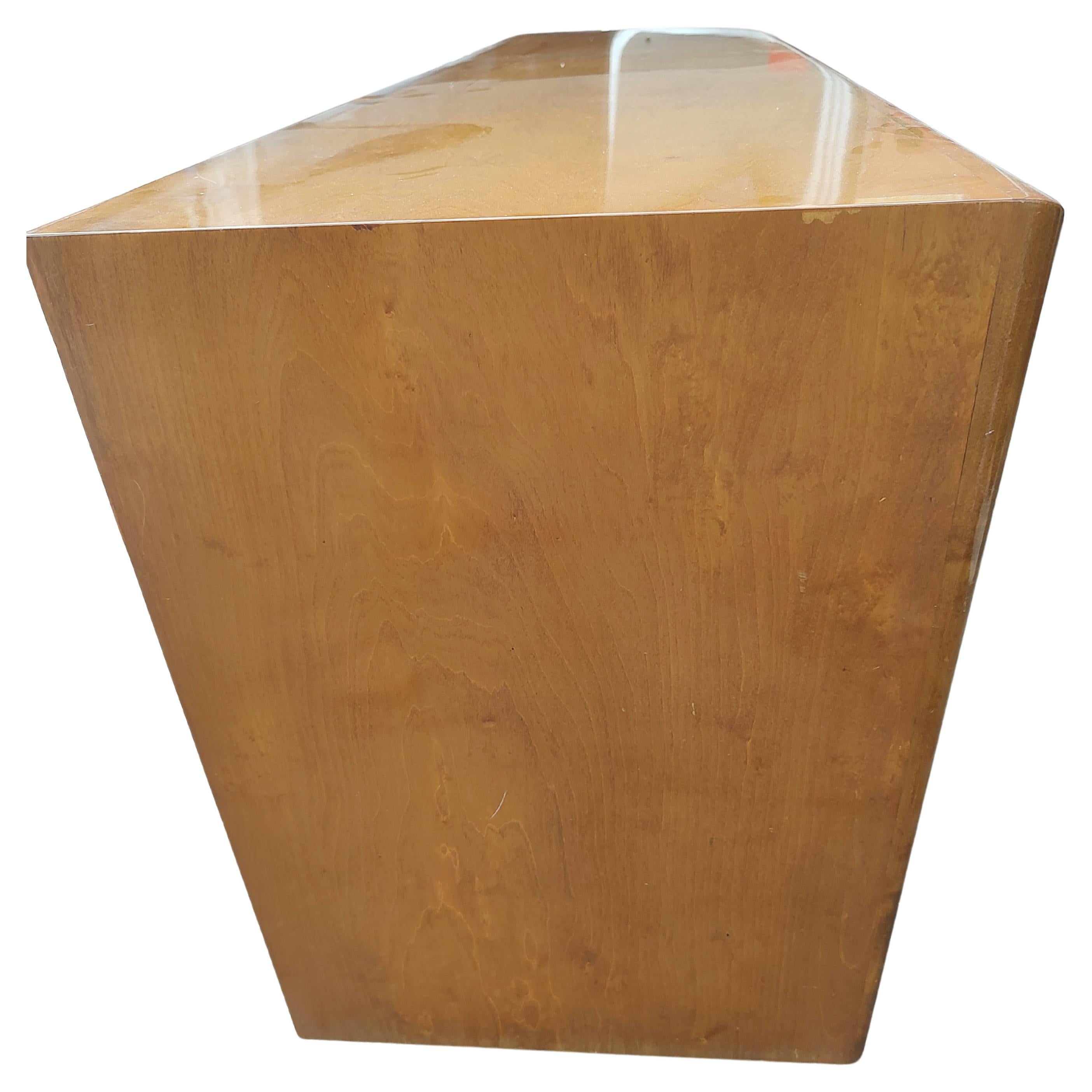 Milieu du XXe siècle Commode sculpturale en bouleau mi-siècle moderne à 6 tiroirs d'Edmond Spence, Suède en vente