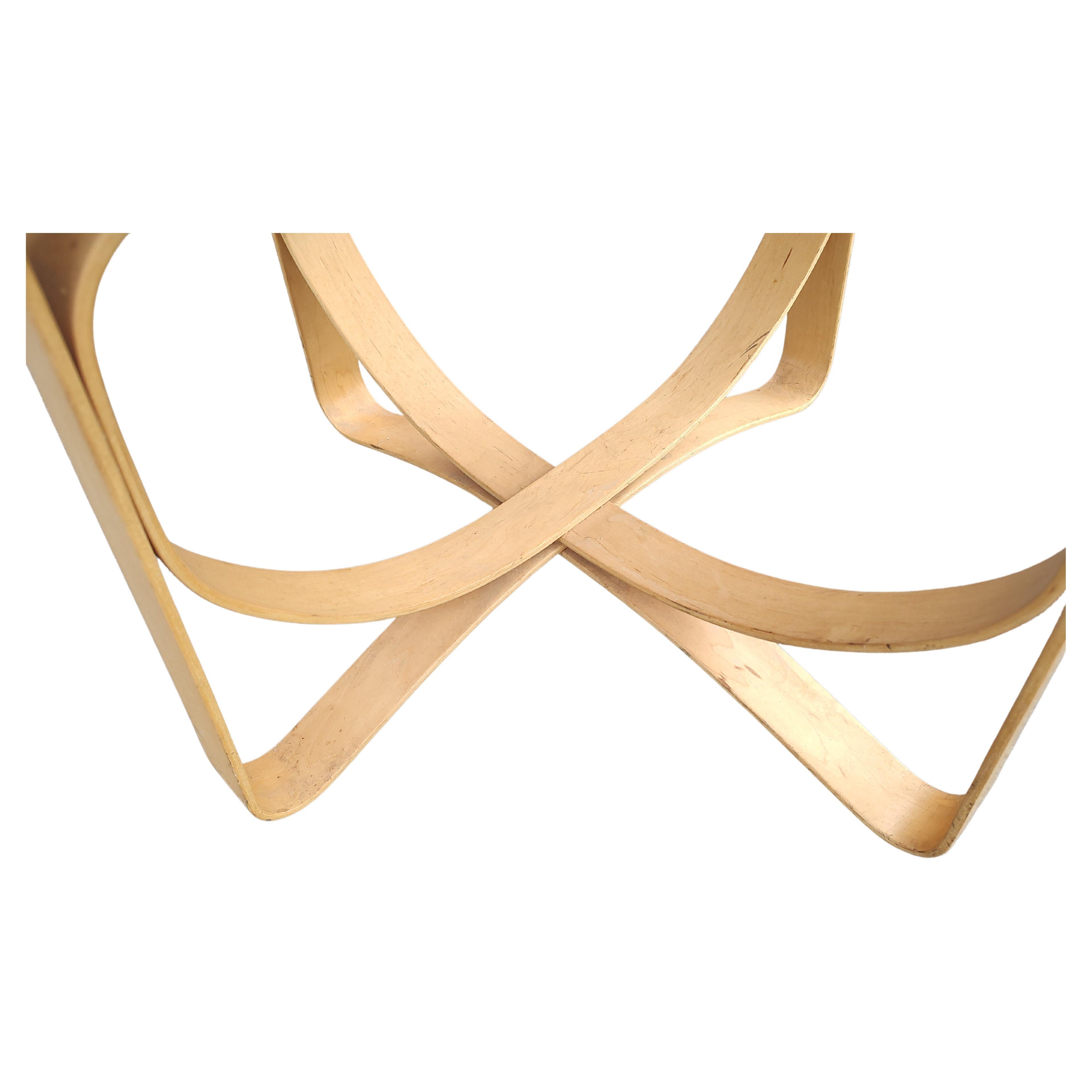 Fait main 6 chaises sculpturales en bouleau mi-siècle modernes Hat Trick de Frank Gehry - Knoll en vente