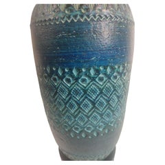 Lampada da tavolo scultorea Bitossi Rimini Blue, metà del secolo scorso, C1960