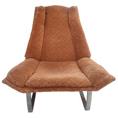 Mid-Century Modern Sculptural Cantilevered Lounge Chair by Milo Baughman, C1965