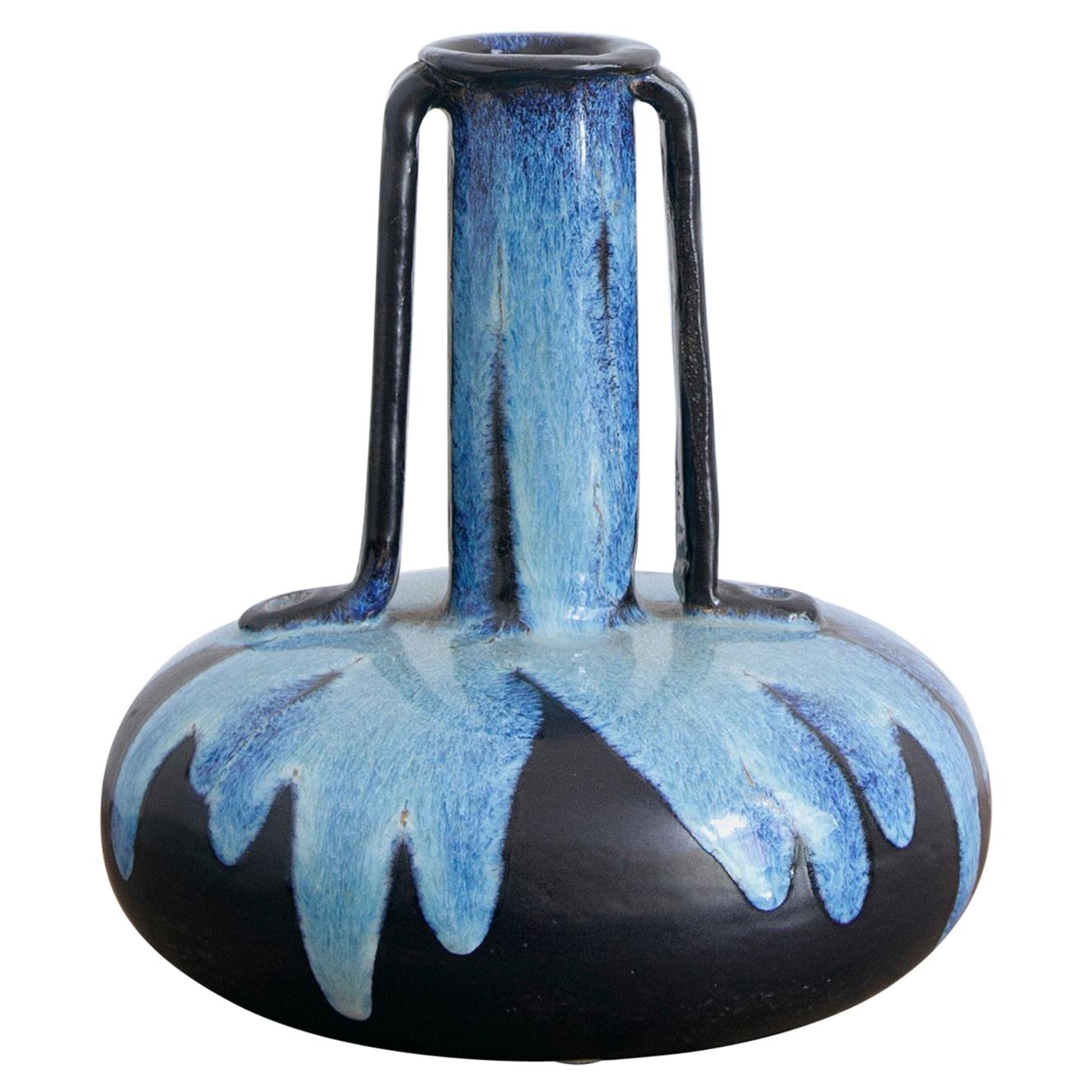 Mid-Century Modern Sculptural Ceramic Vase For Sale