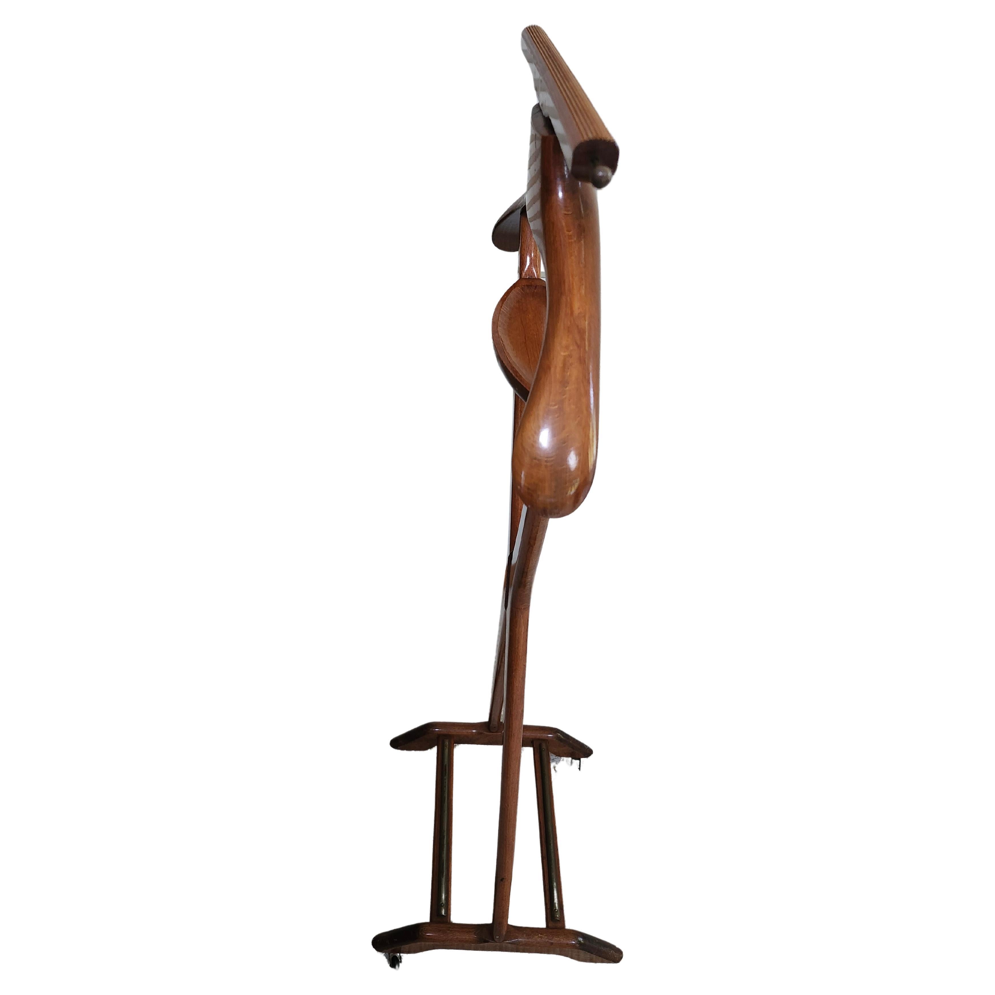 Valet de ropa escultórico moderno de mediados de siglo de Ico & Luisa Parisi Italia C1960 Latón en venta