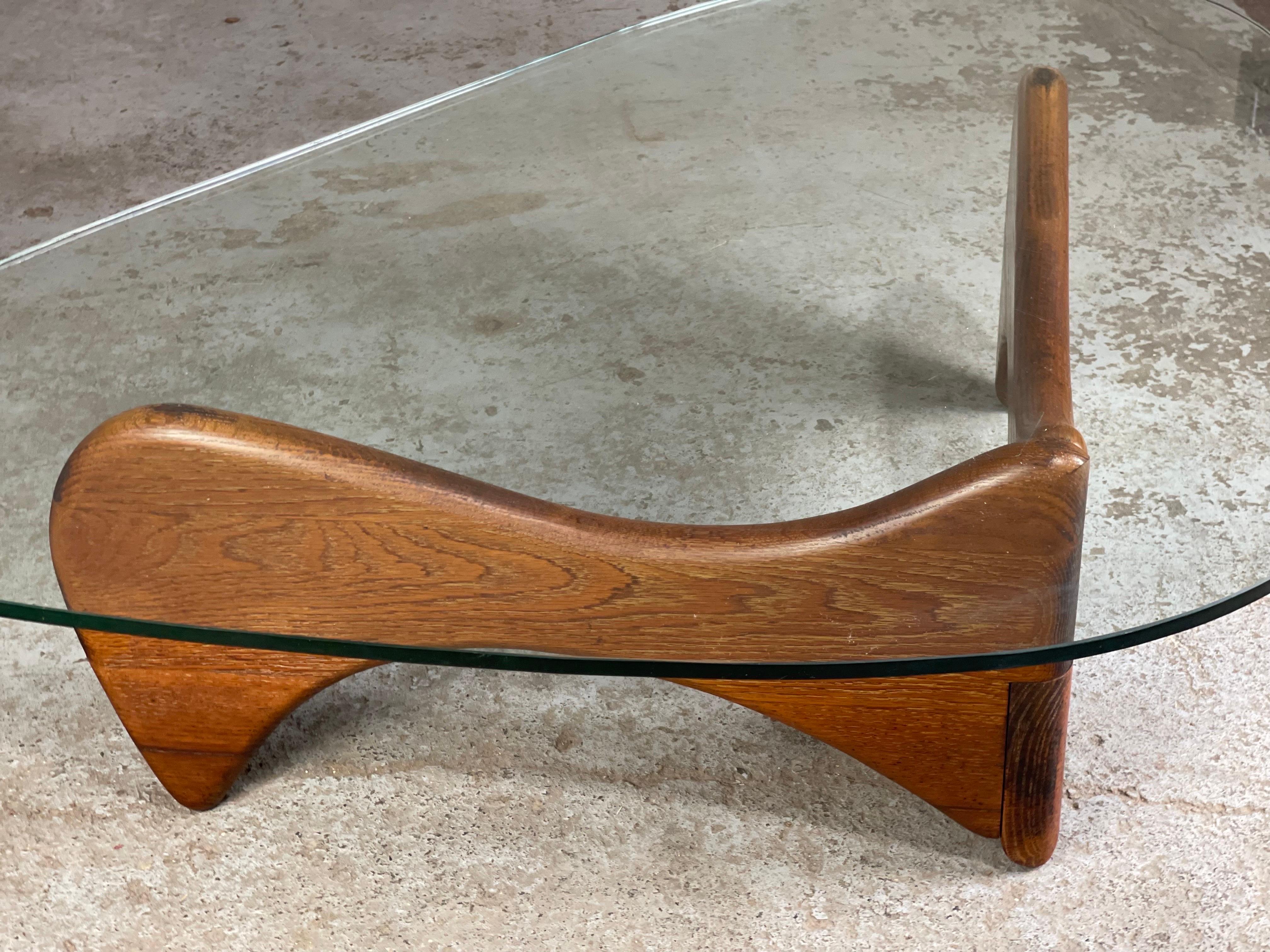 Mid-20th Century Mid Century Modern Sculptural Coffee Table after Noguchi