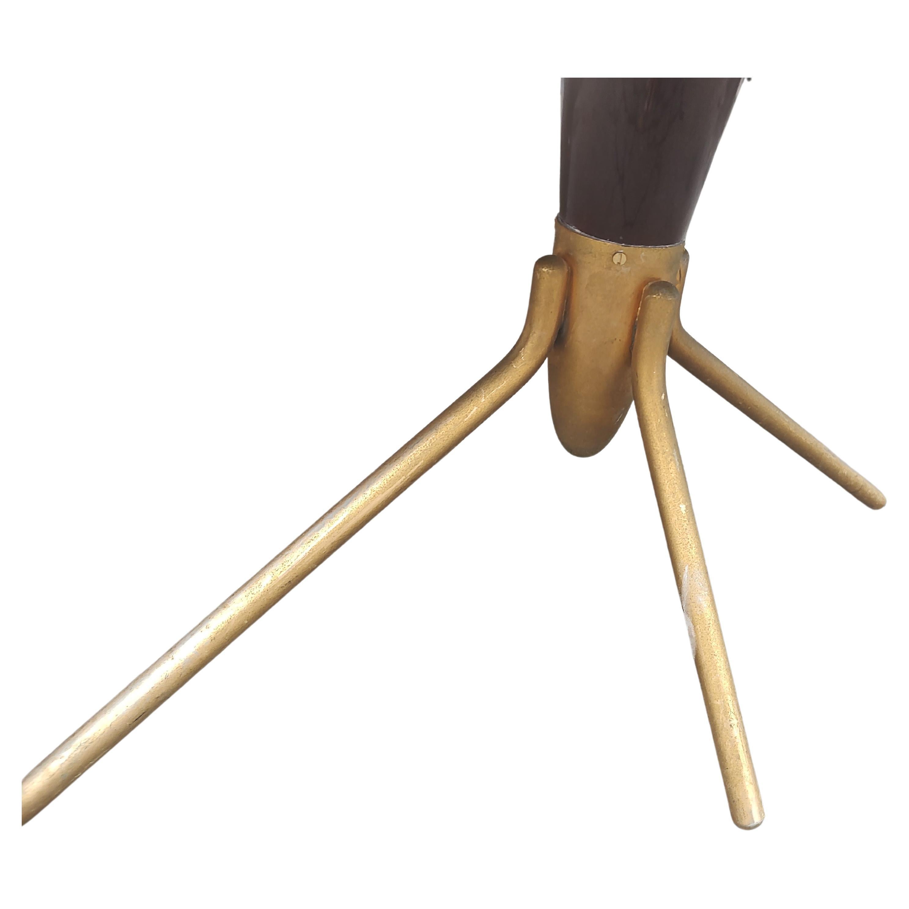 Mid-Century Modern Mid Century Modern Sculptural Lacquered Parchment Cocktail Table by Aldo Tura For Sale