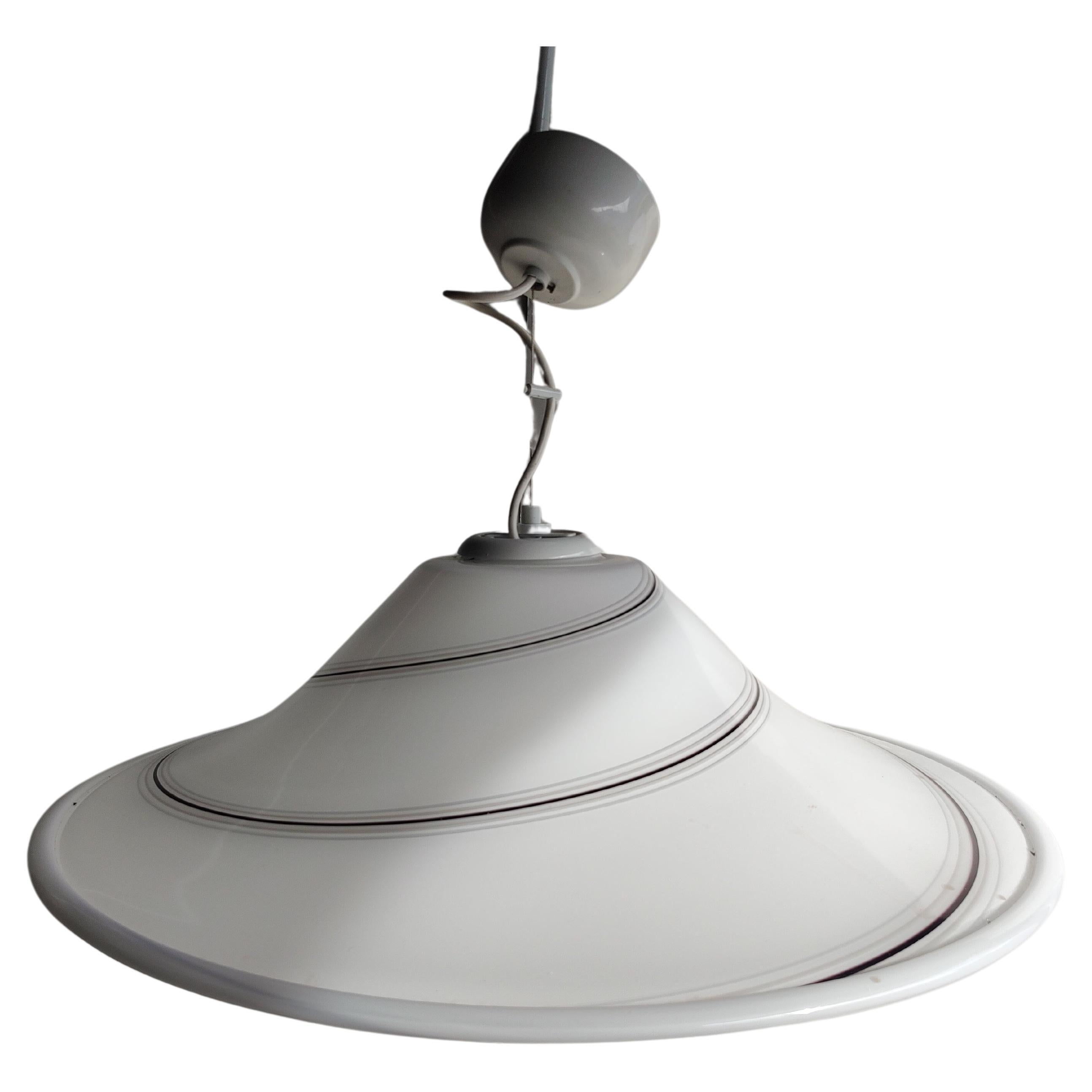 Mid-Century moderno Lampadario a sospensione scultoreo di Murano di Albani, Italia, metà del secolo scorso in vendita