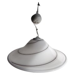 Lampadario a sospensione scultoreo di Murano di Albani, Italia, metà del secolo scorso
