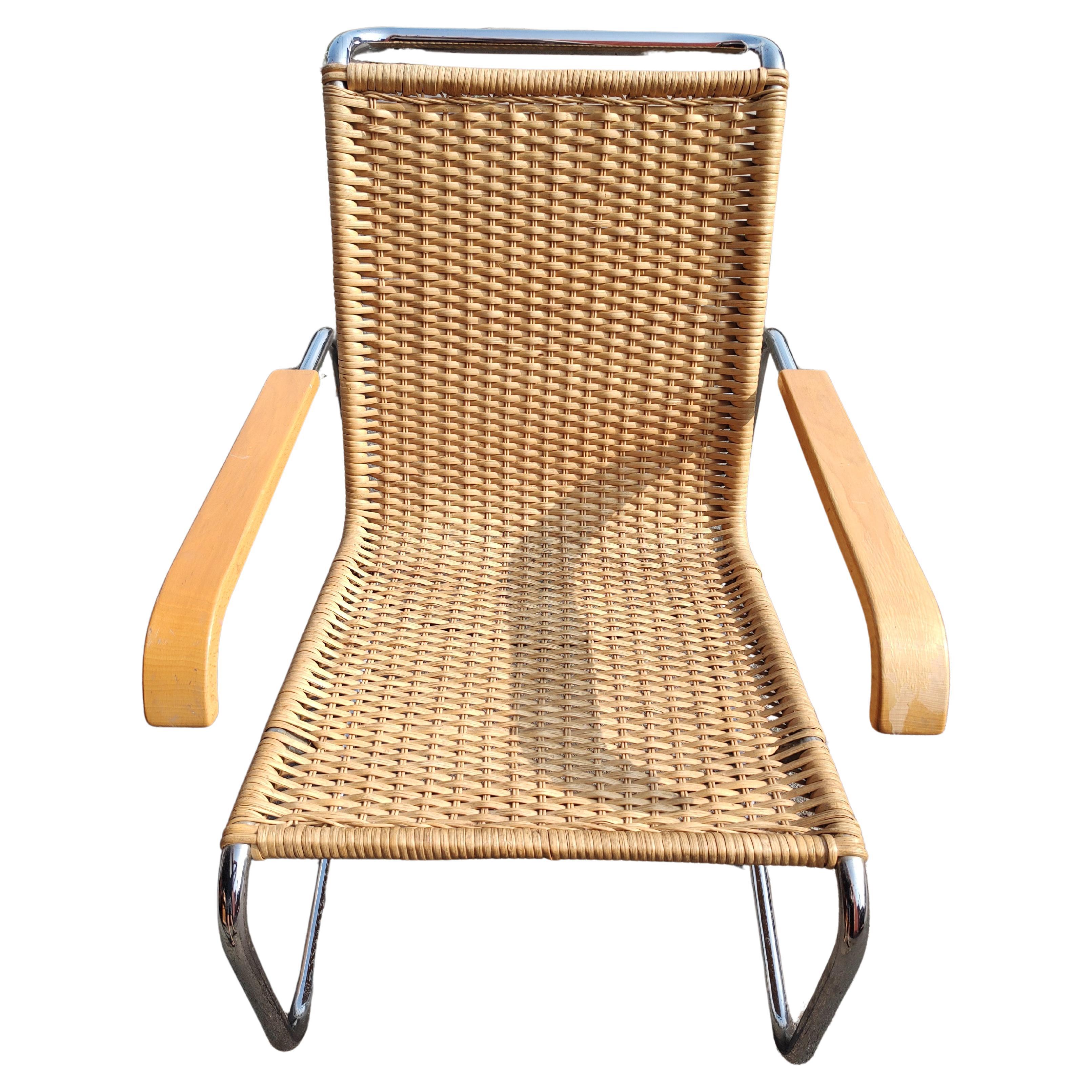 Moderner skulpturaler Loungesessel aus der Mitte des Jahrhunderts B-35 von Marcel Breuer ICF Deutschland im Angebot 1