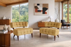 Mid-Century Modern Sculptural Lounge Chairs Attributed to Billy Haines