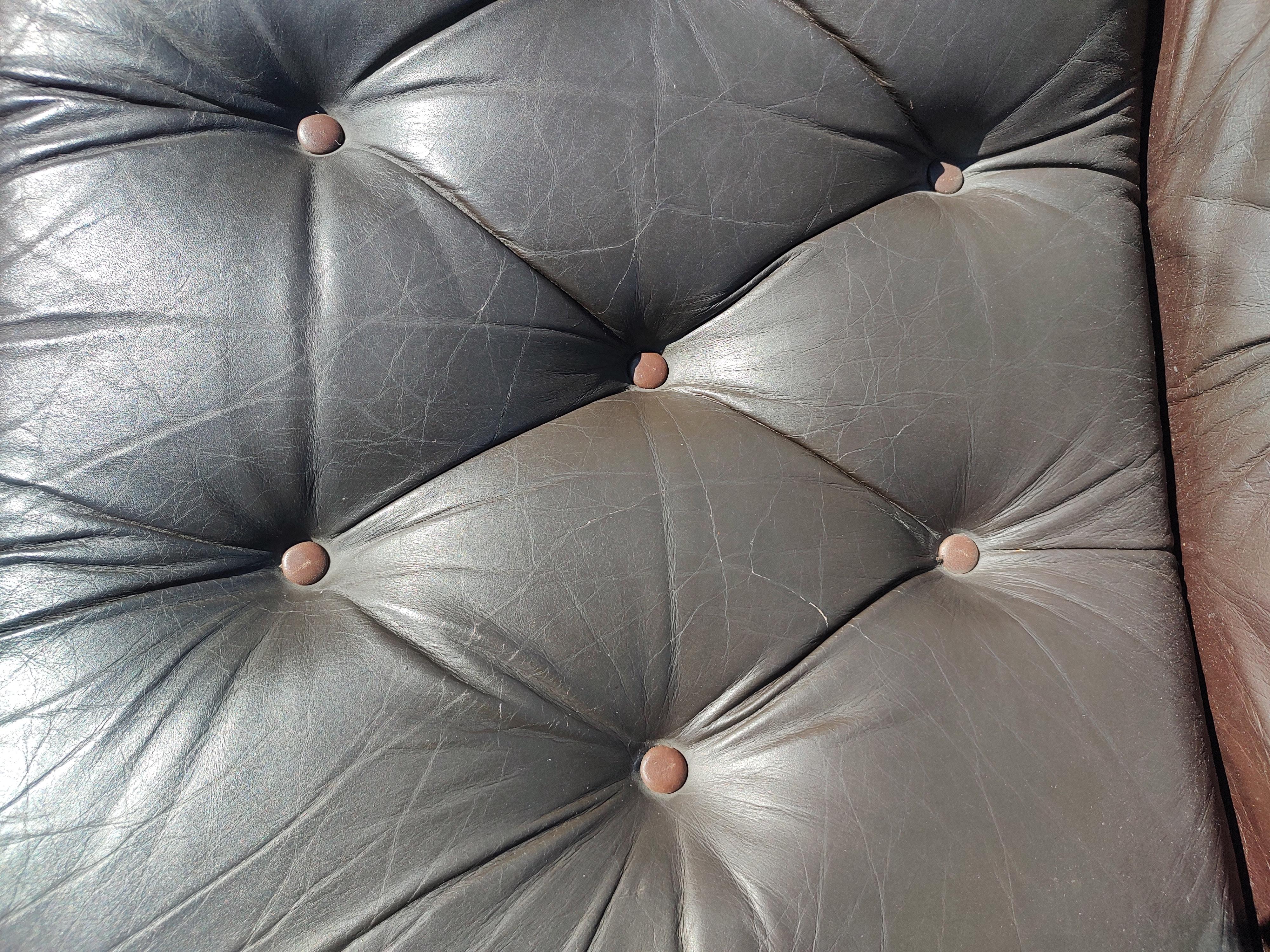 Mid Century Modern Sculptural Lounge Chairs Ekornes Stressless Norwegen  im Angebot 5