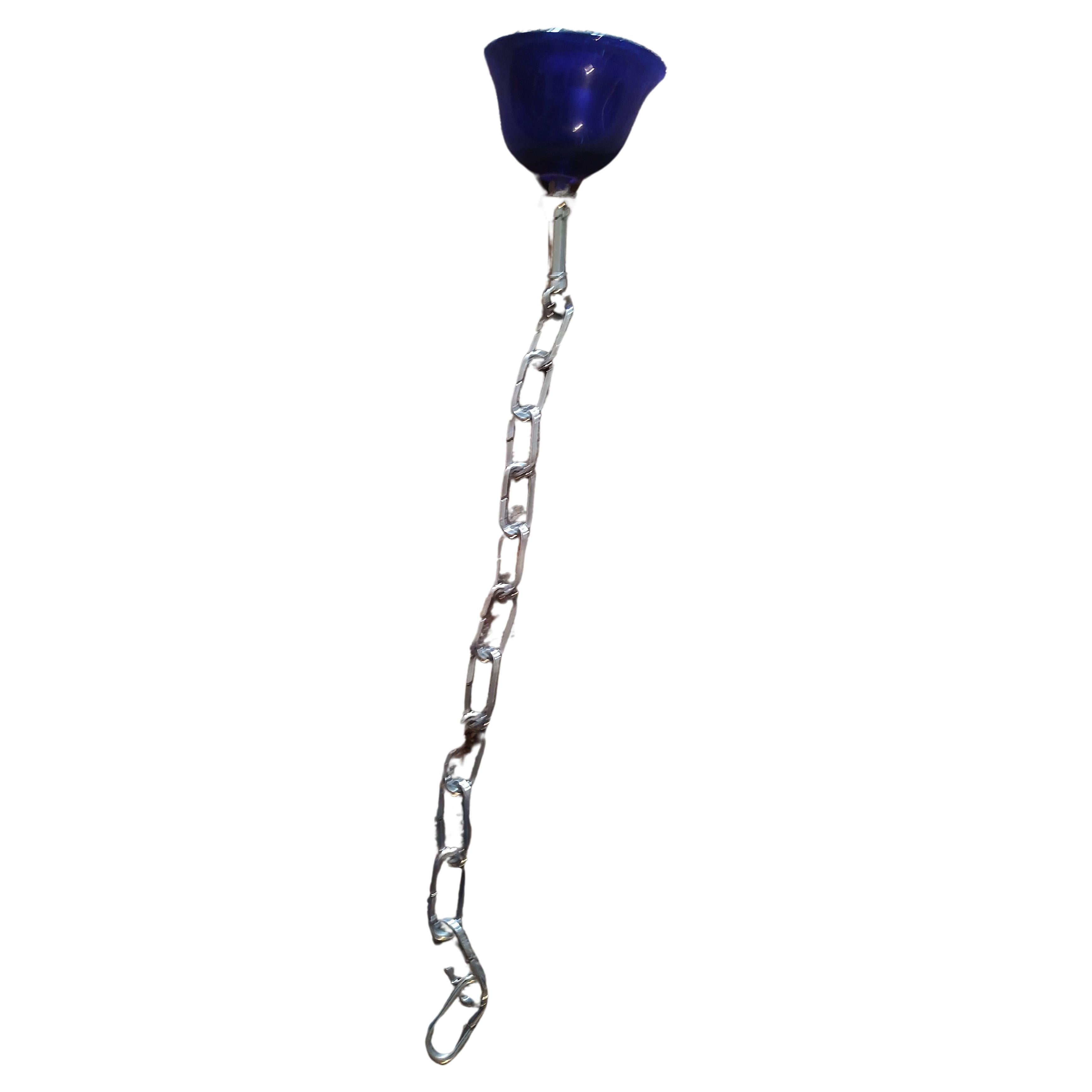 Mid-Century Modern The Moderns Modern Sculptural Multi Colored Venetian 8 Arm Chandelier en vente