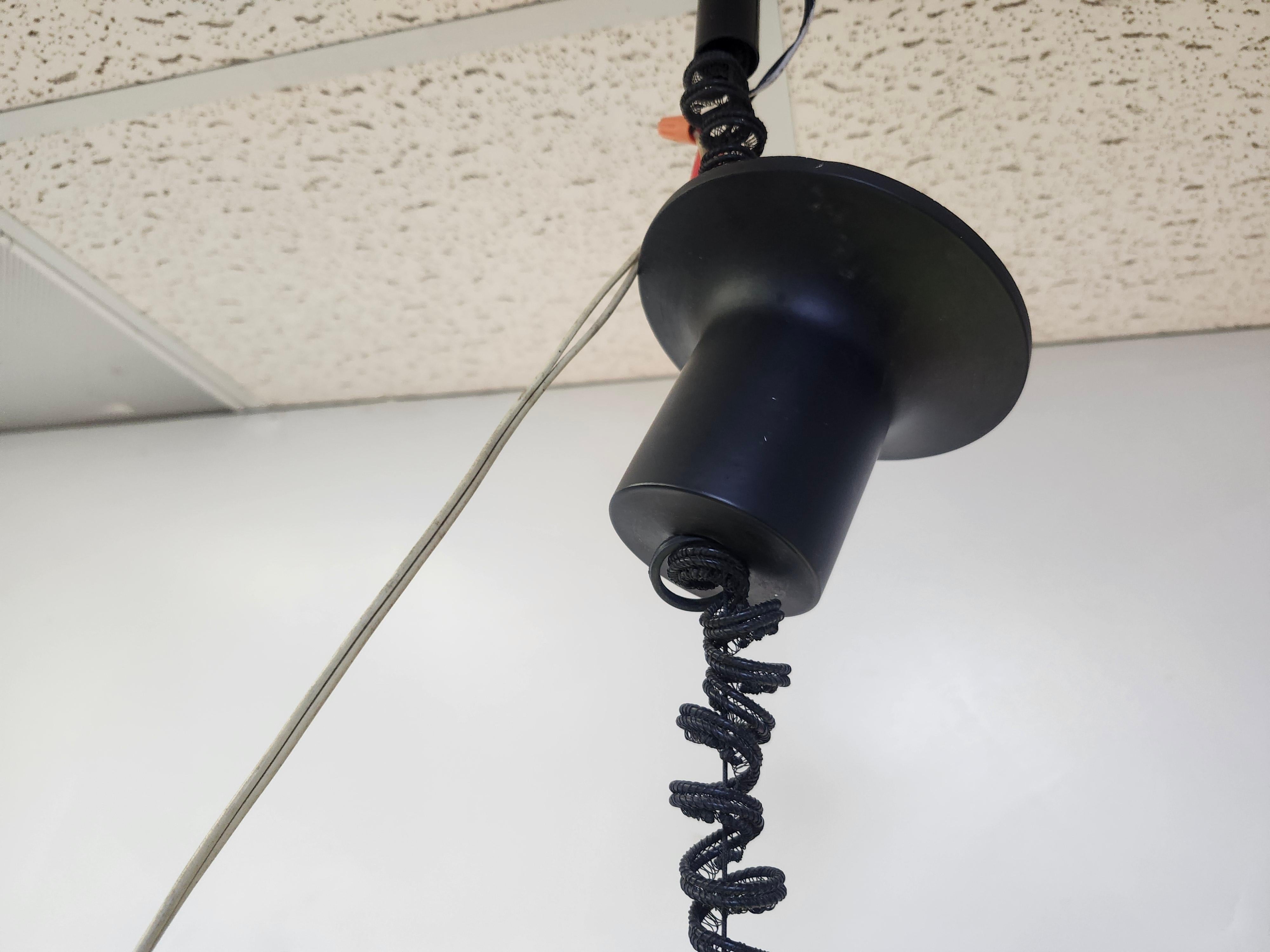 Fine XX secolo Lampadario a sospensione regolabile in vetro verde di Murano scultoreo della metà del secolo scorso in vendita