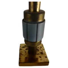 Mid-Century Modern Sculptural Octagonal Marble Table Lamp T H Robsjohn Gibbings