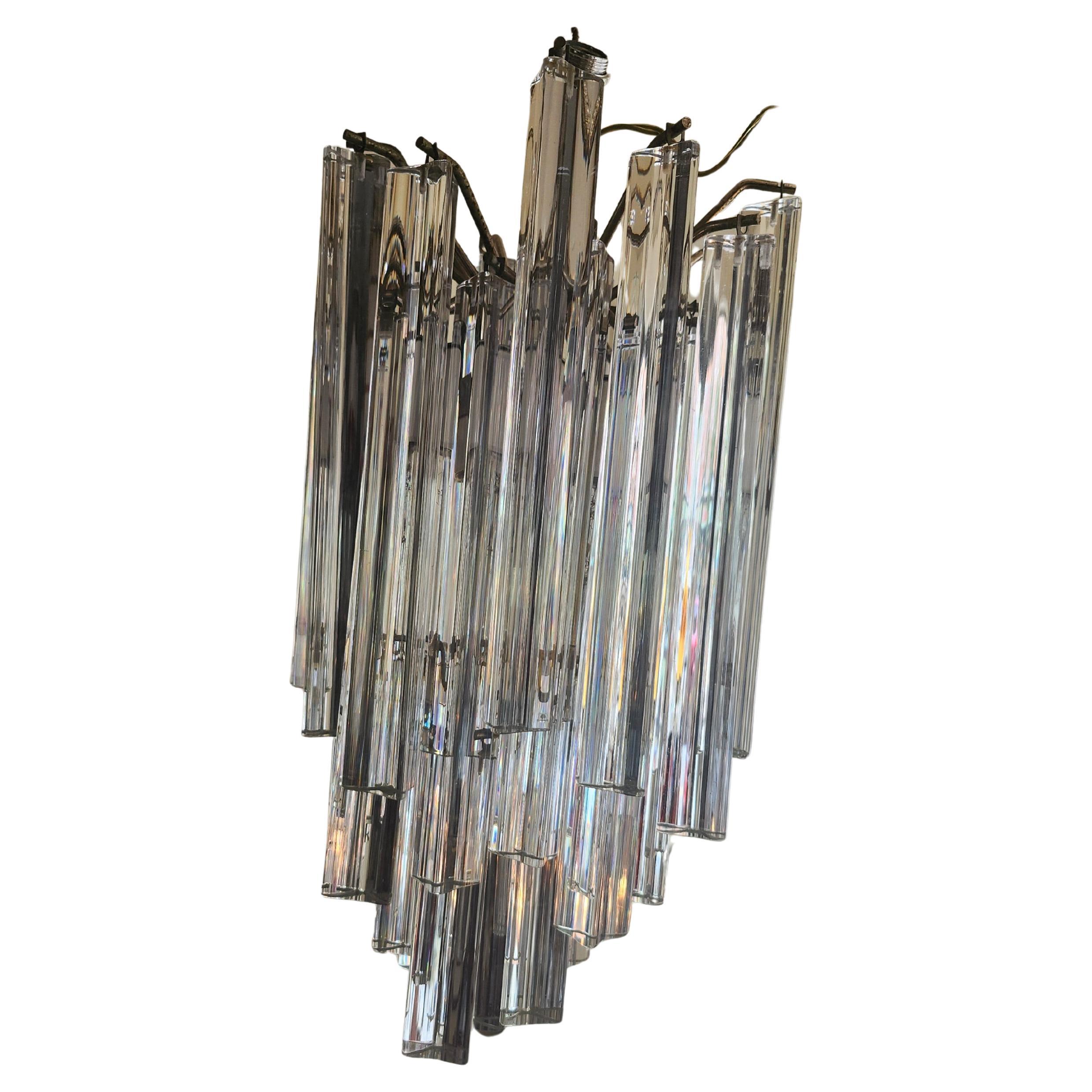 Mid-Century Modern Skulpturale Petite Camer Murano Glass Kronleuchter Italien (Moderne der Mitte des Jahrhunderts) im Angebot
