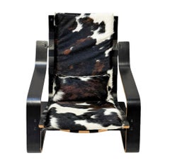 Mid-Century Modern Sculptural Plywood Lounge Chair, The Netherlands 1970s