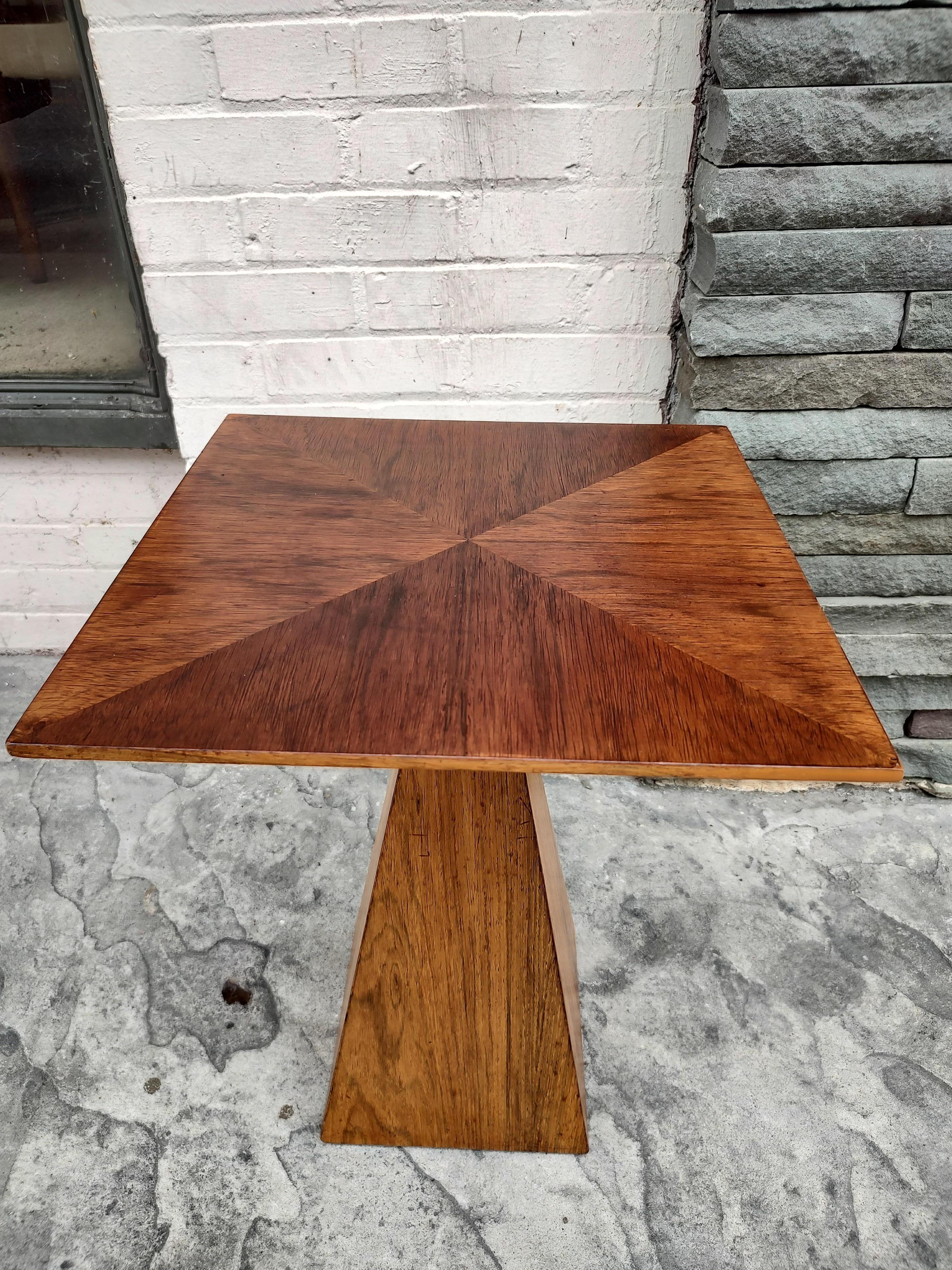 Mid-Century Modern Sculptural Pyramid Table by Harvey Probber  2