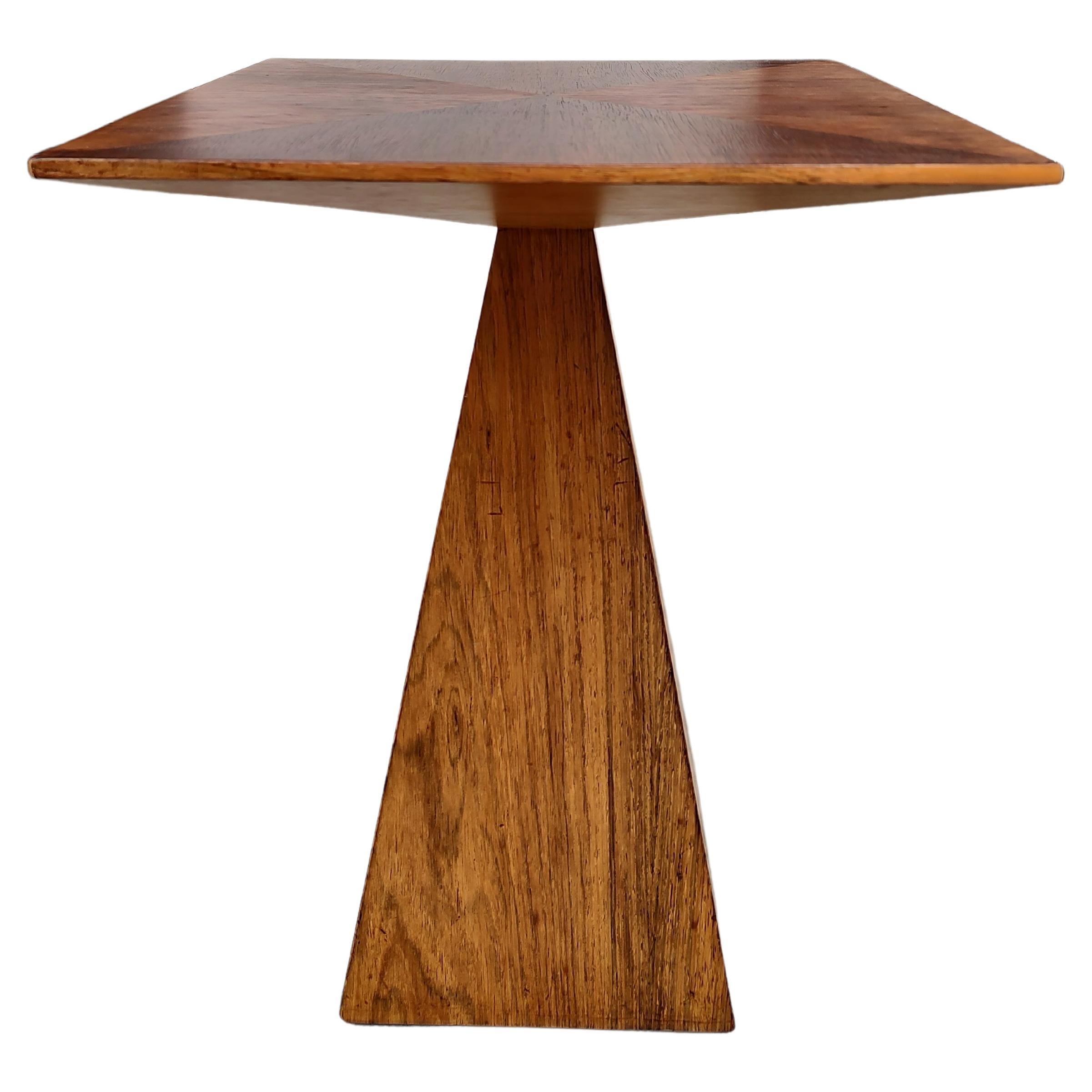 Mid-Century Modern Sculptural Pyramid Table by Harvey Probber 