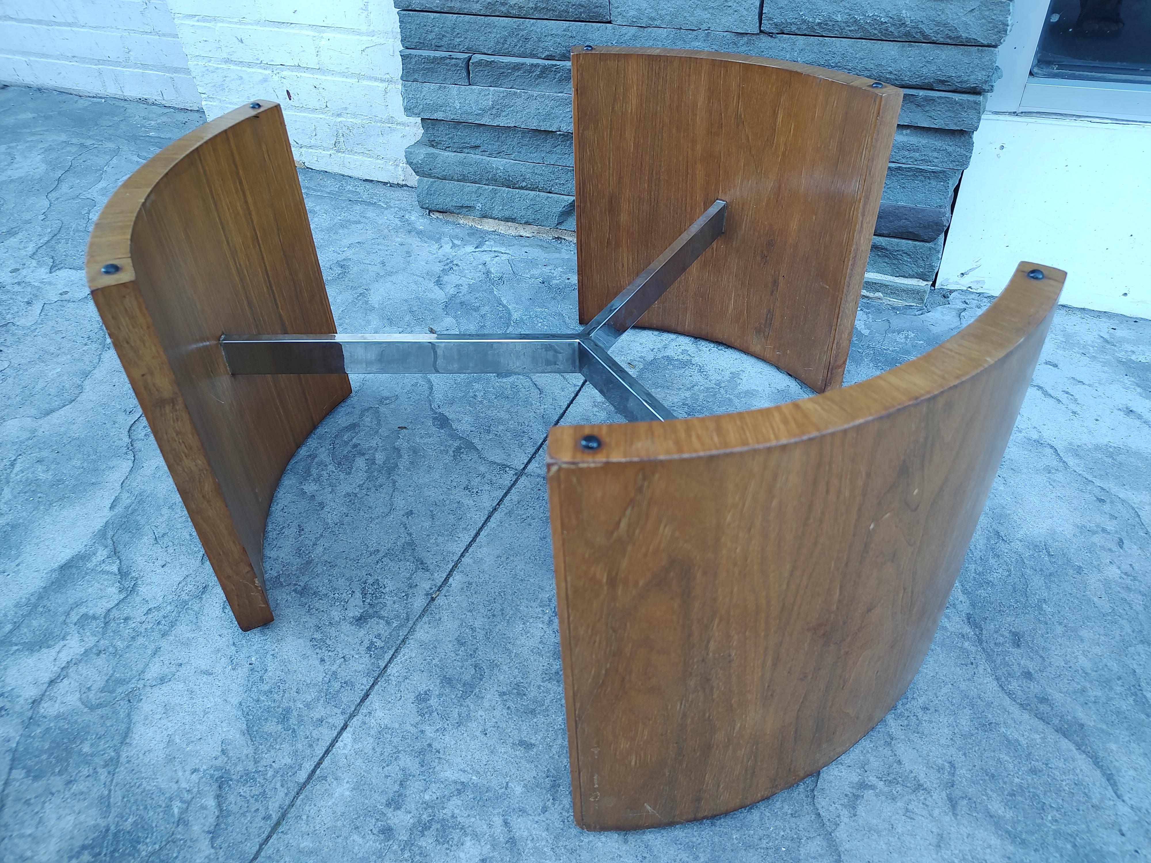 Stained Mid Century Modern Sculptural 