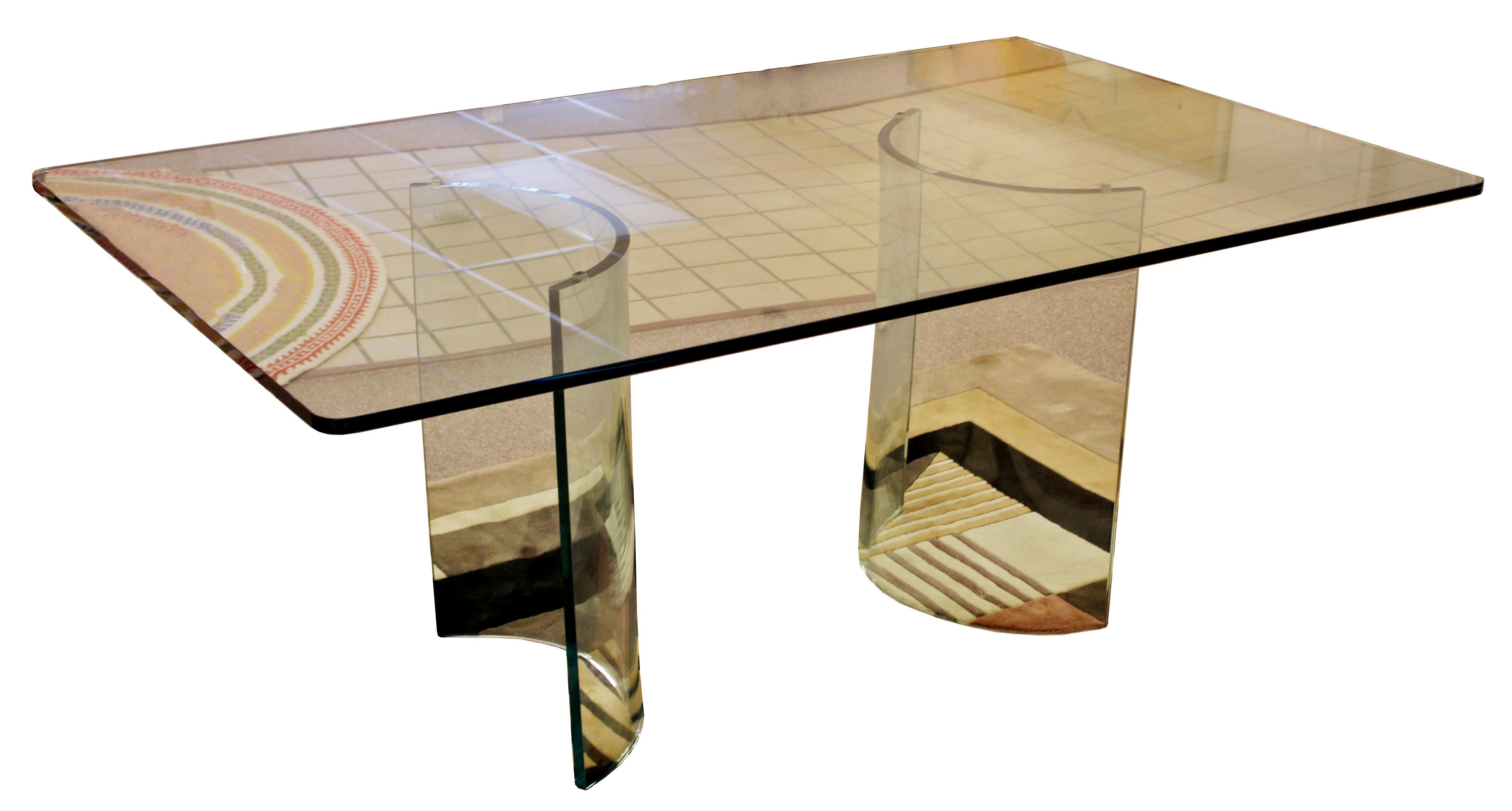 glass rectangle dining table