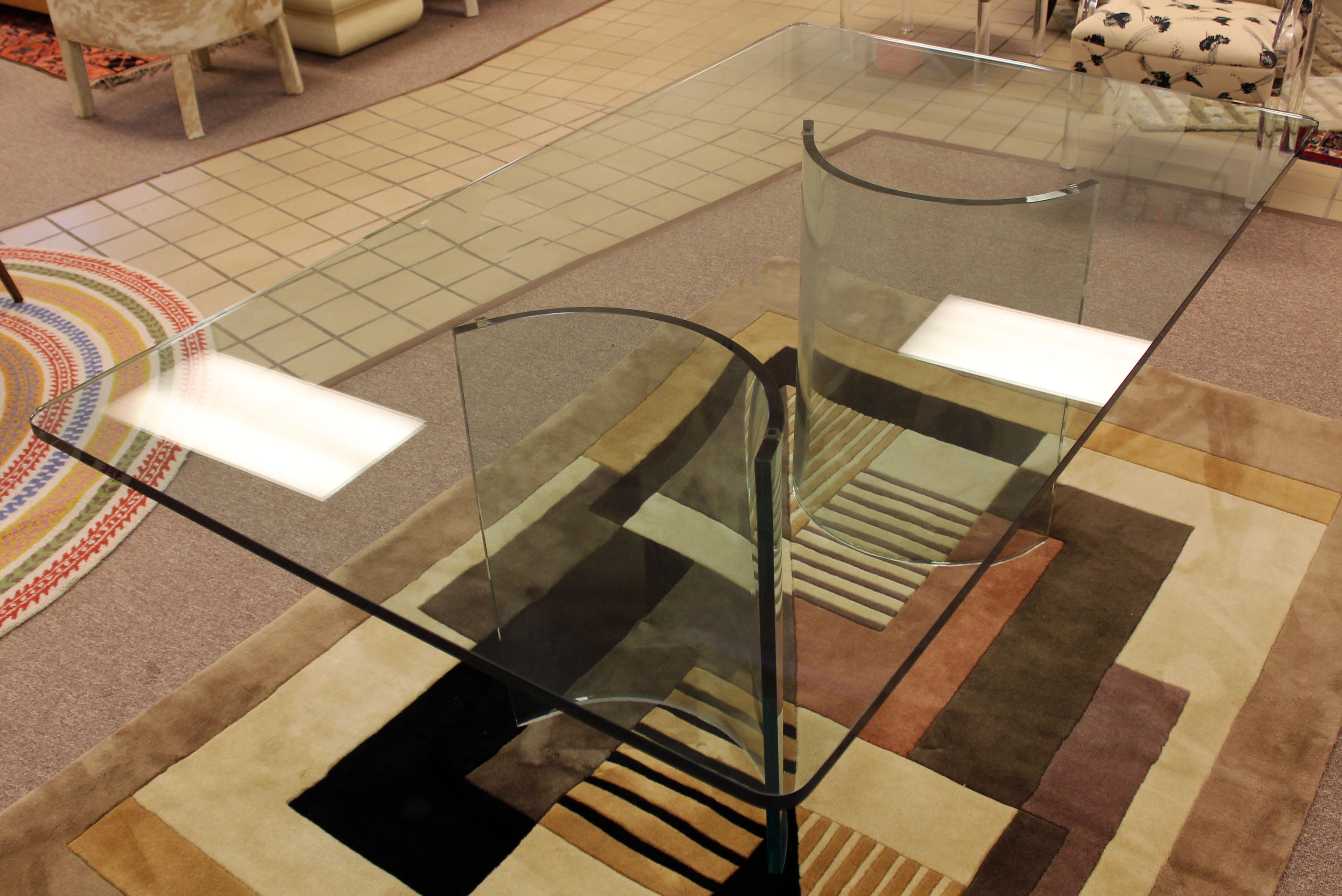 rectangle glass dining table