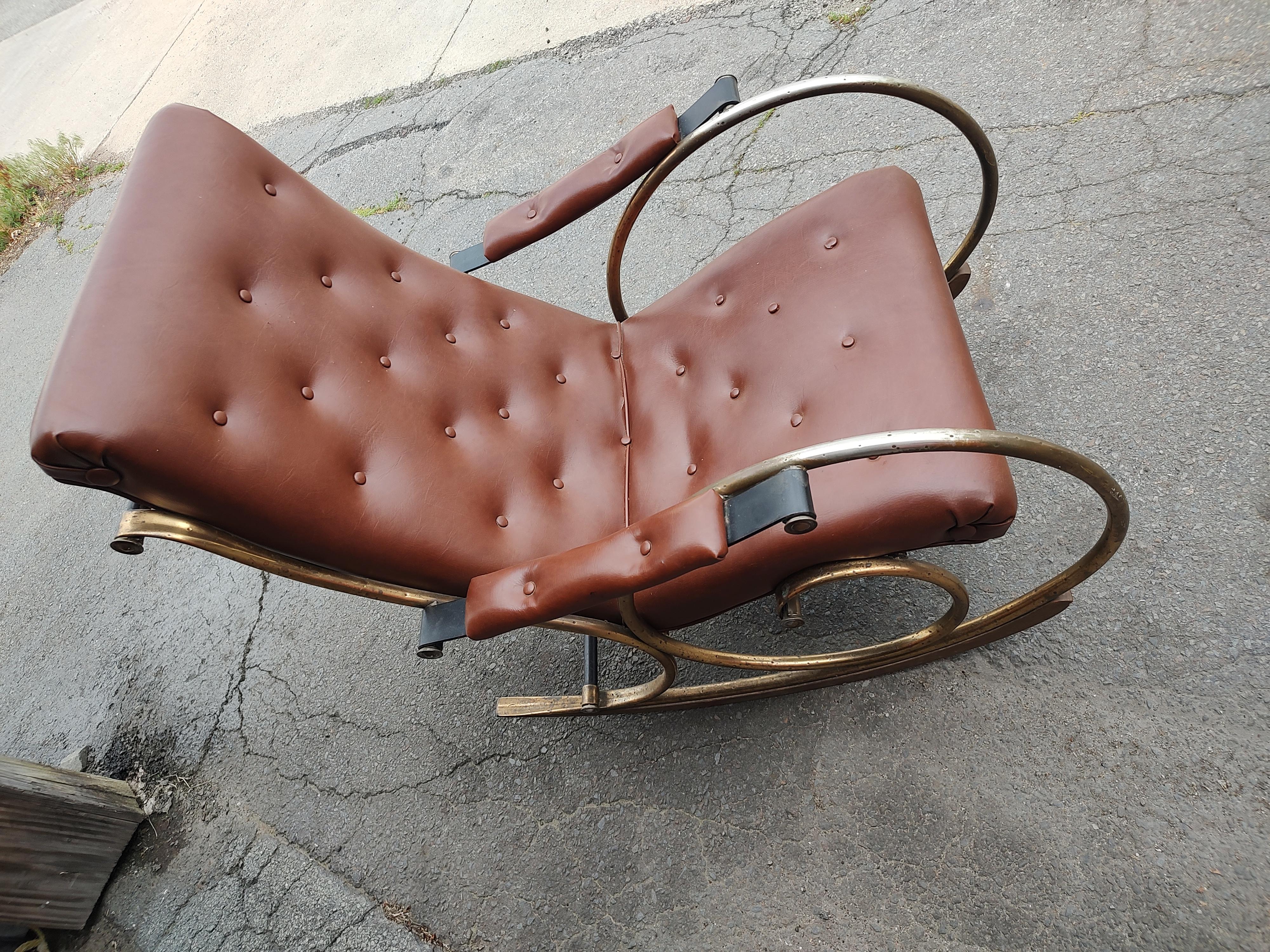 Mid-Century Modern Sculptural Rocker by Lee Woodard Pair Available  For Sale 7