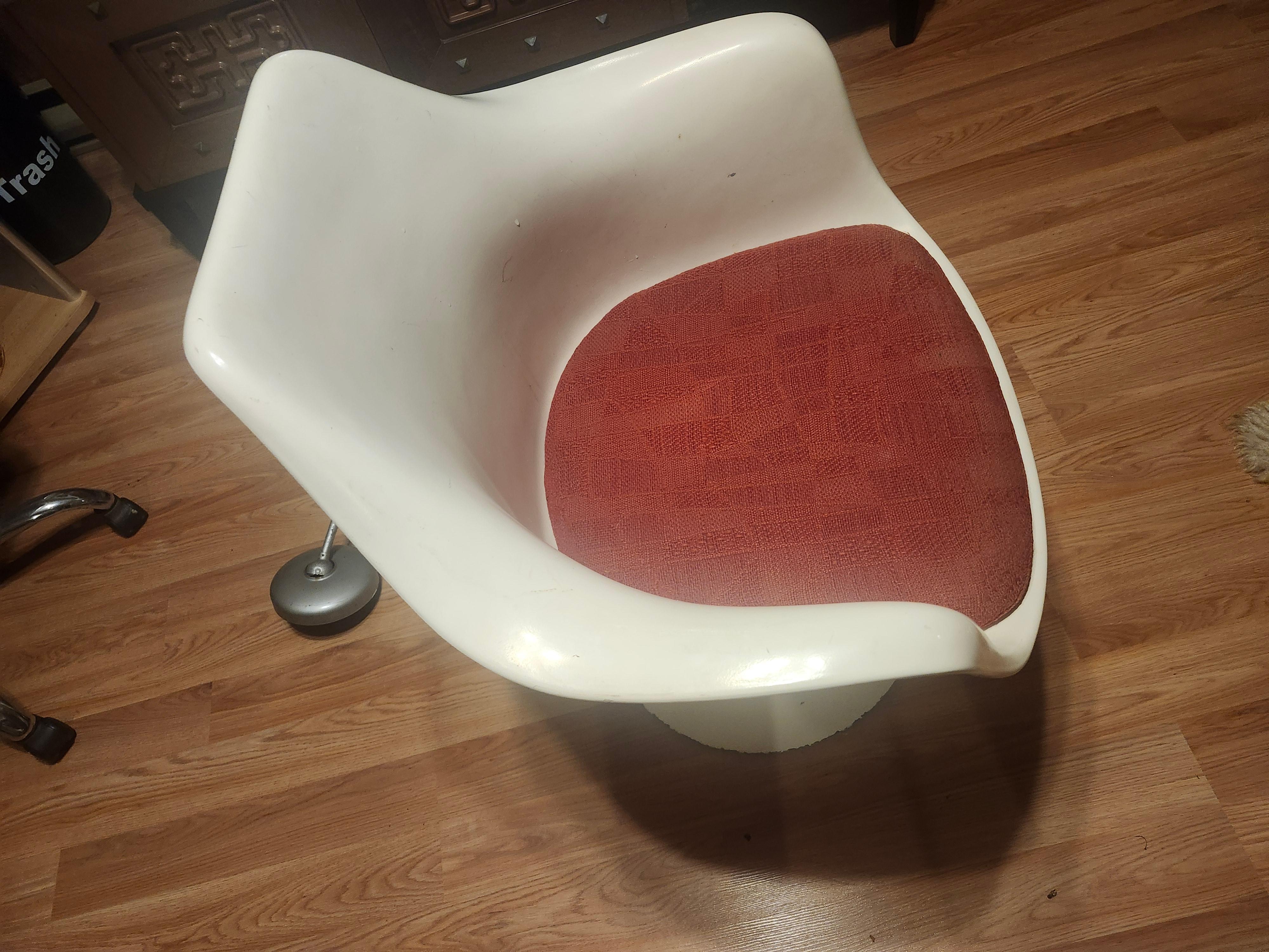 Set di 4 poltrone da pranzo Eero Saarinen Knoll Tulip, scultura moderna di metà secolo in vendita 6