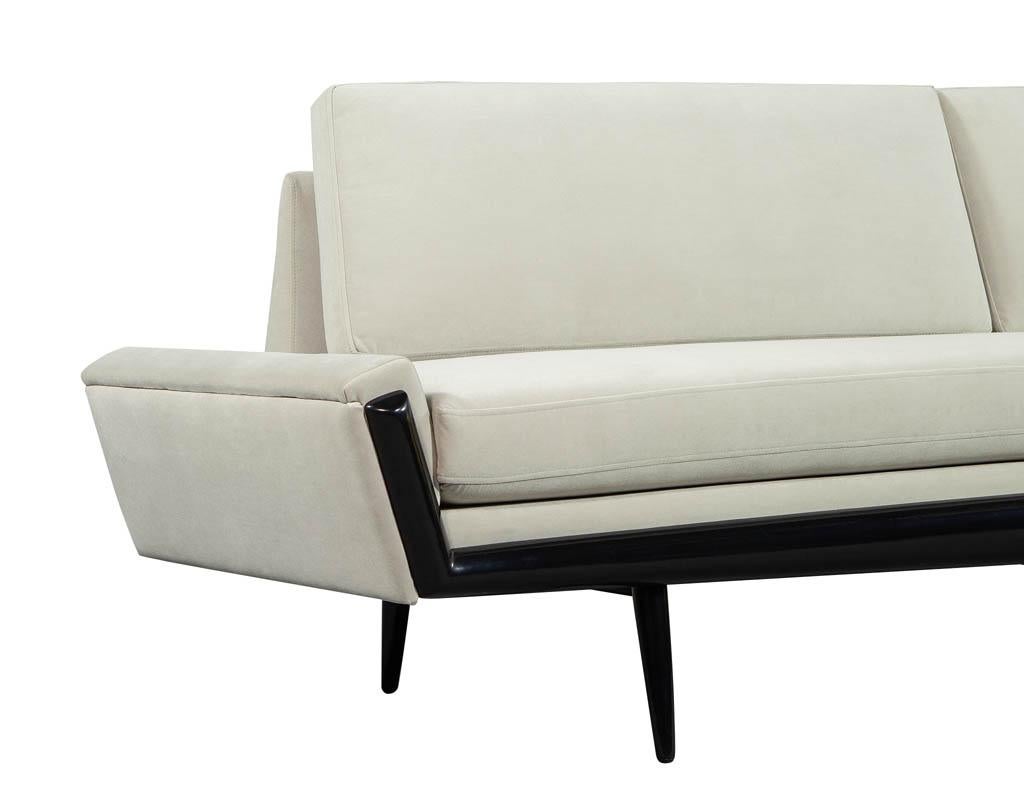 Fabric Mid-Century Modern Sculptural Sofa by Adrian Pearsall