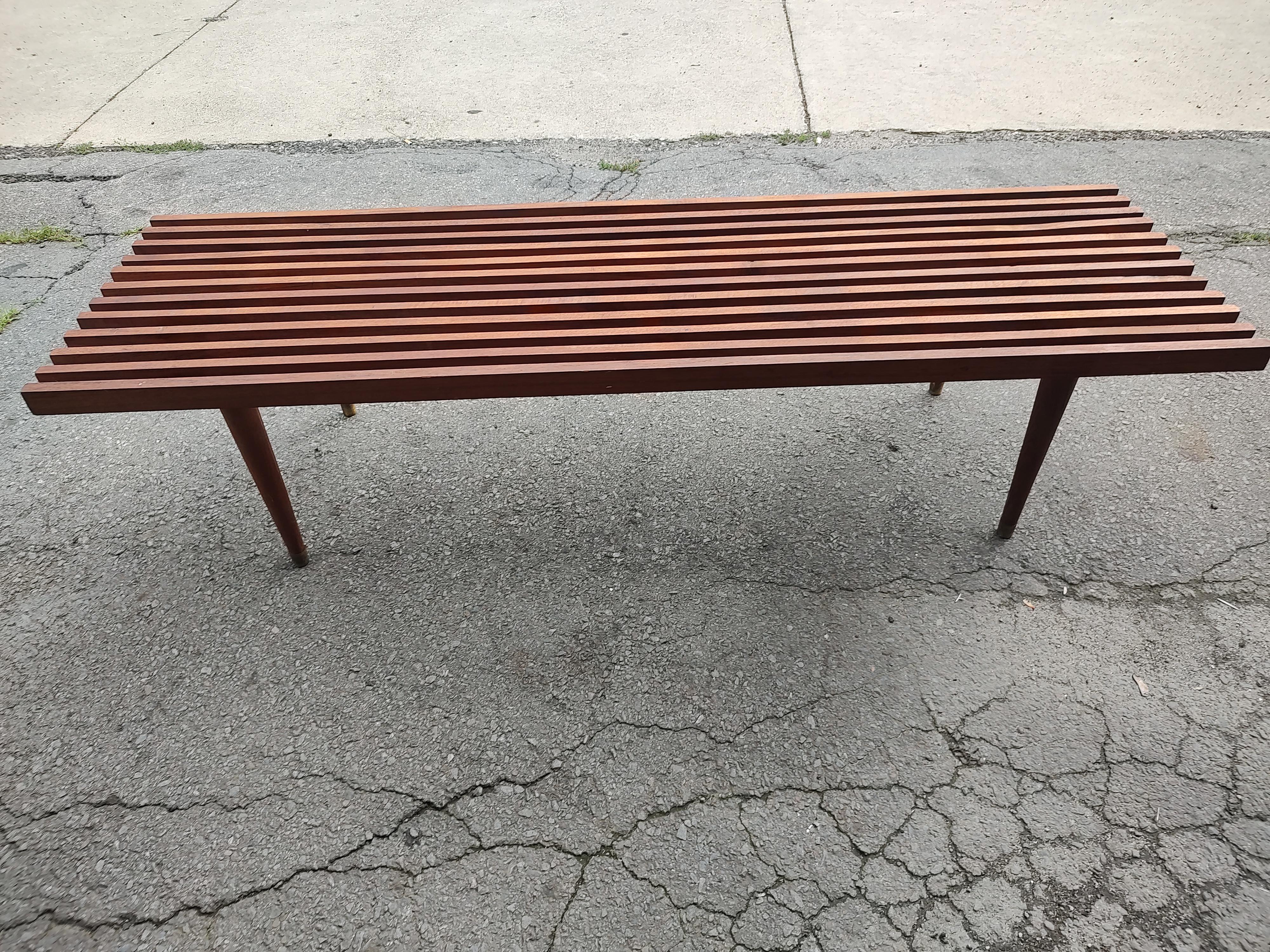 Mid Century Modern Sculptural Teak Cocktail Table style of George Nelson  For Sale 1