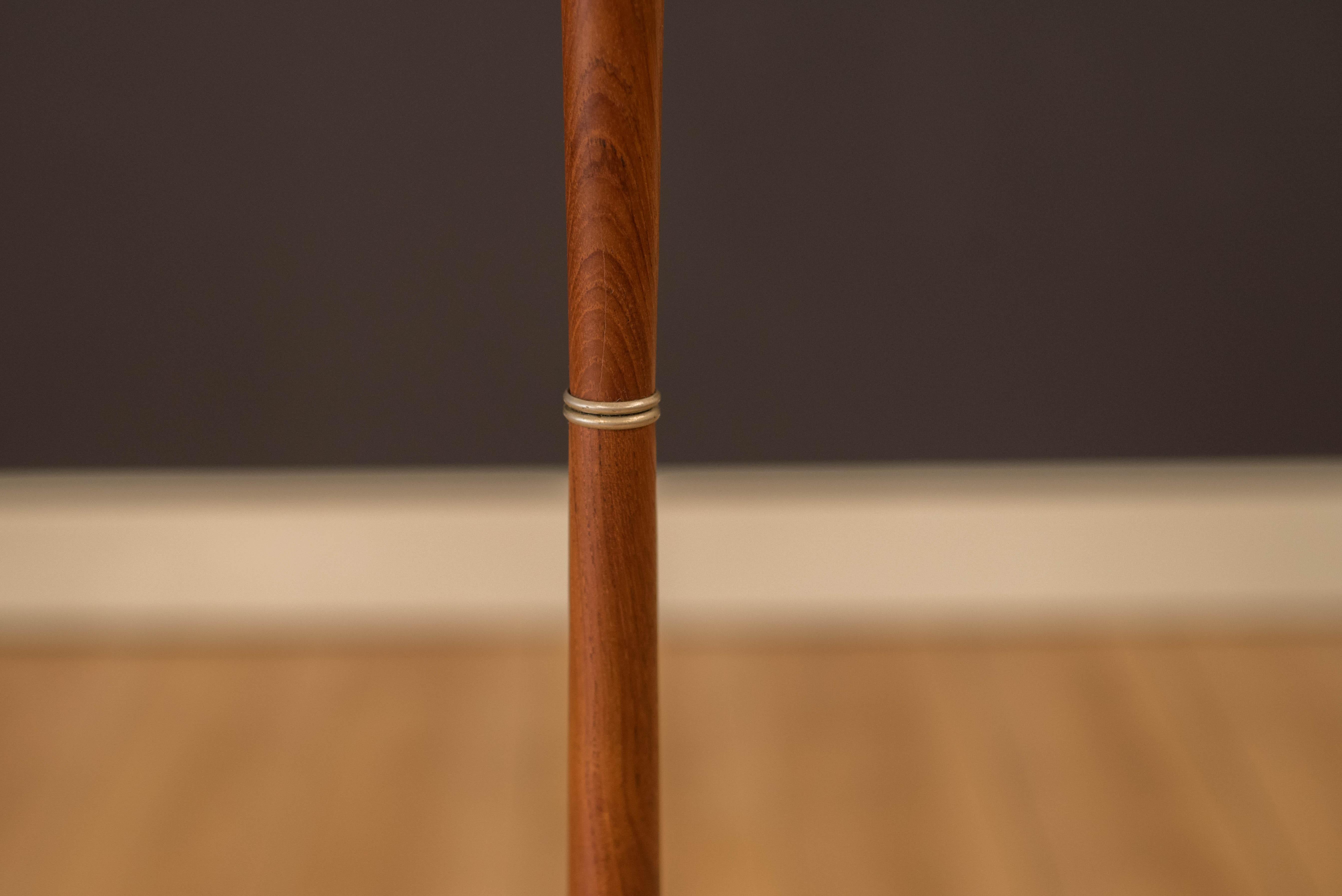 Mid Century Modern Sculptural Teak Floor Lamp 4