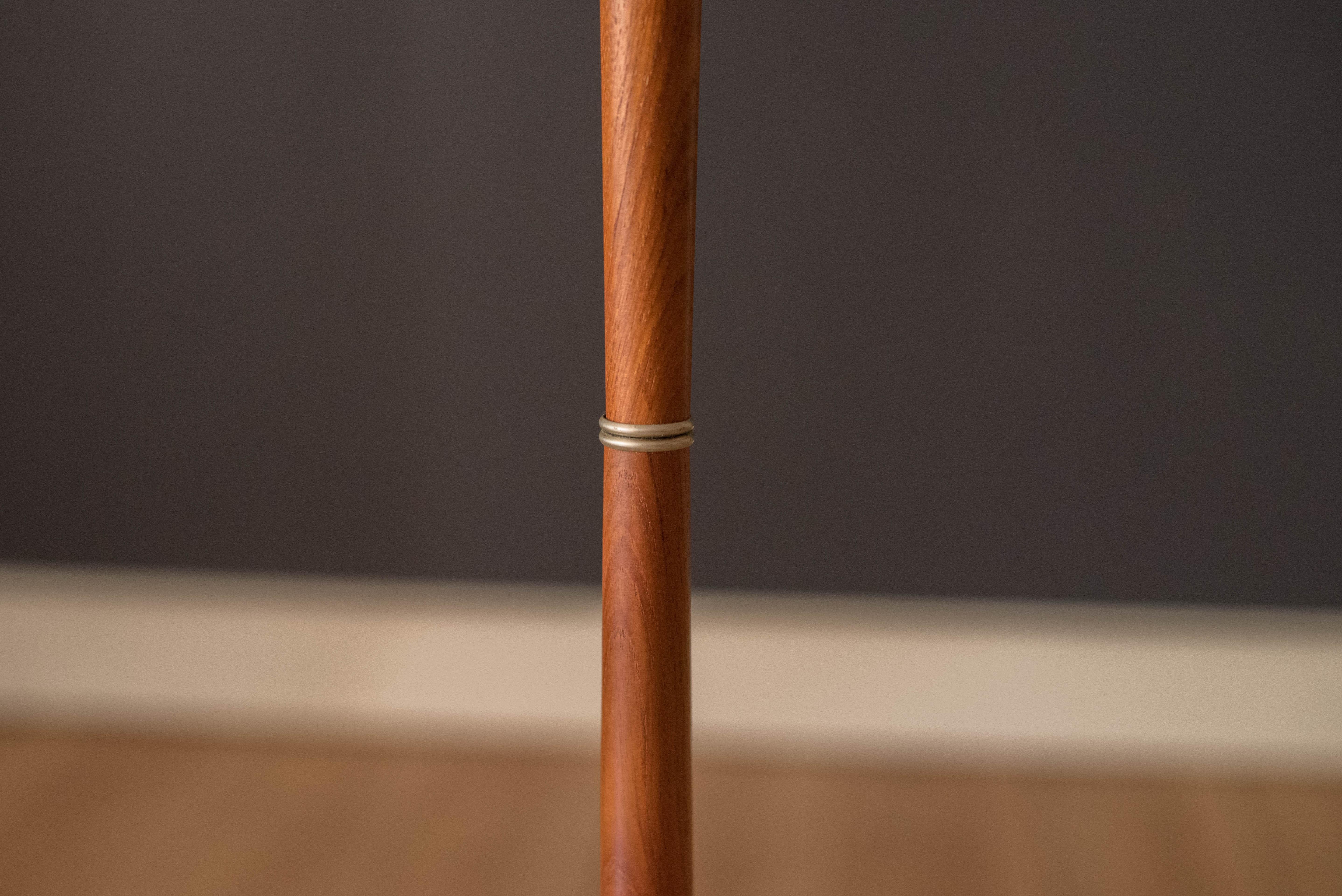 Mid-20th Century Mid Century Modern Sculptural Teak Floor Lamp