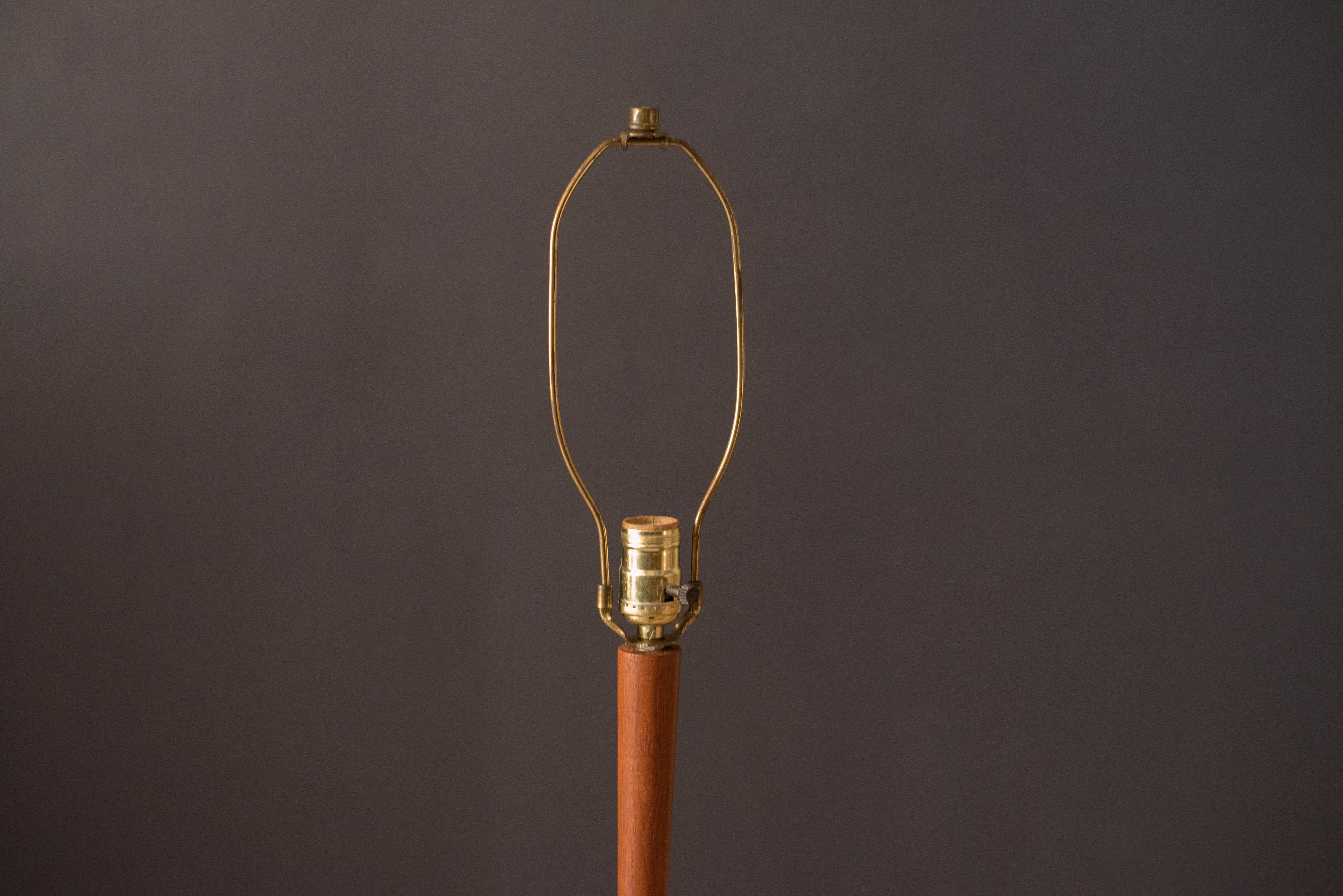 Mid Century Modern Sculptural Teak Floor Lamp 1