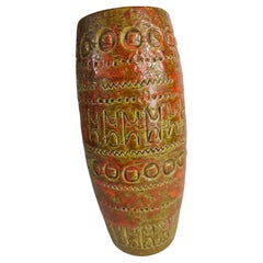 Moderne skulpturale Vase aus der Mitte des Jahrhunderts von Bitossi & Aldo Londi