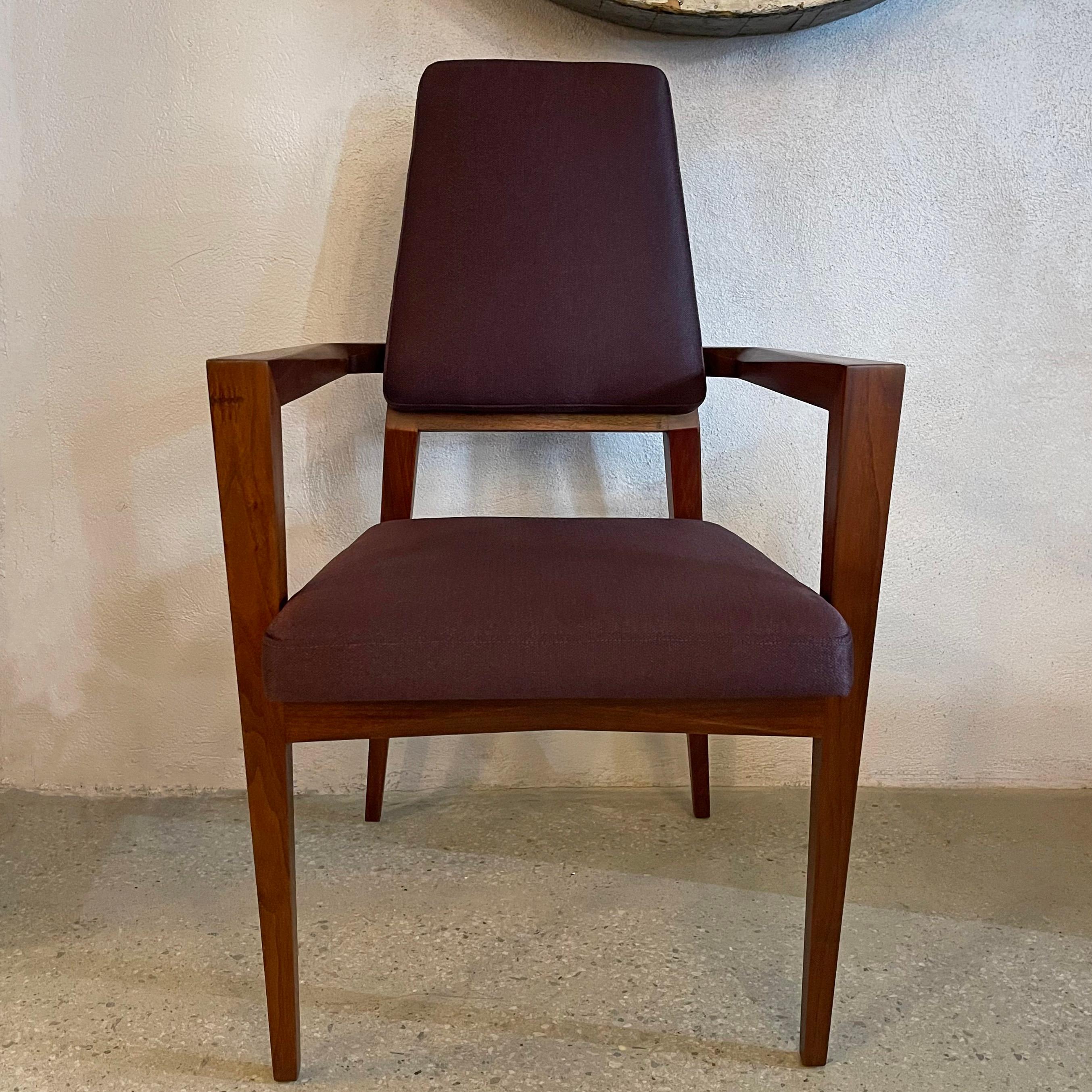 Mid-Century Modern Sculptural Walnut Armchair by Marc Berge For Grosfeld House For Sale 4