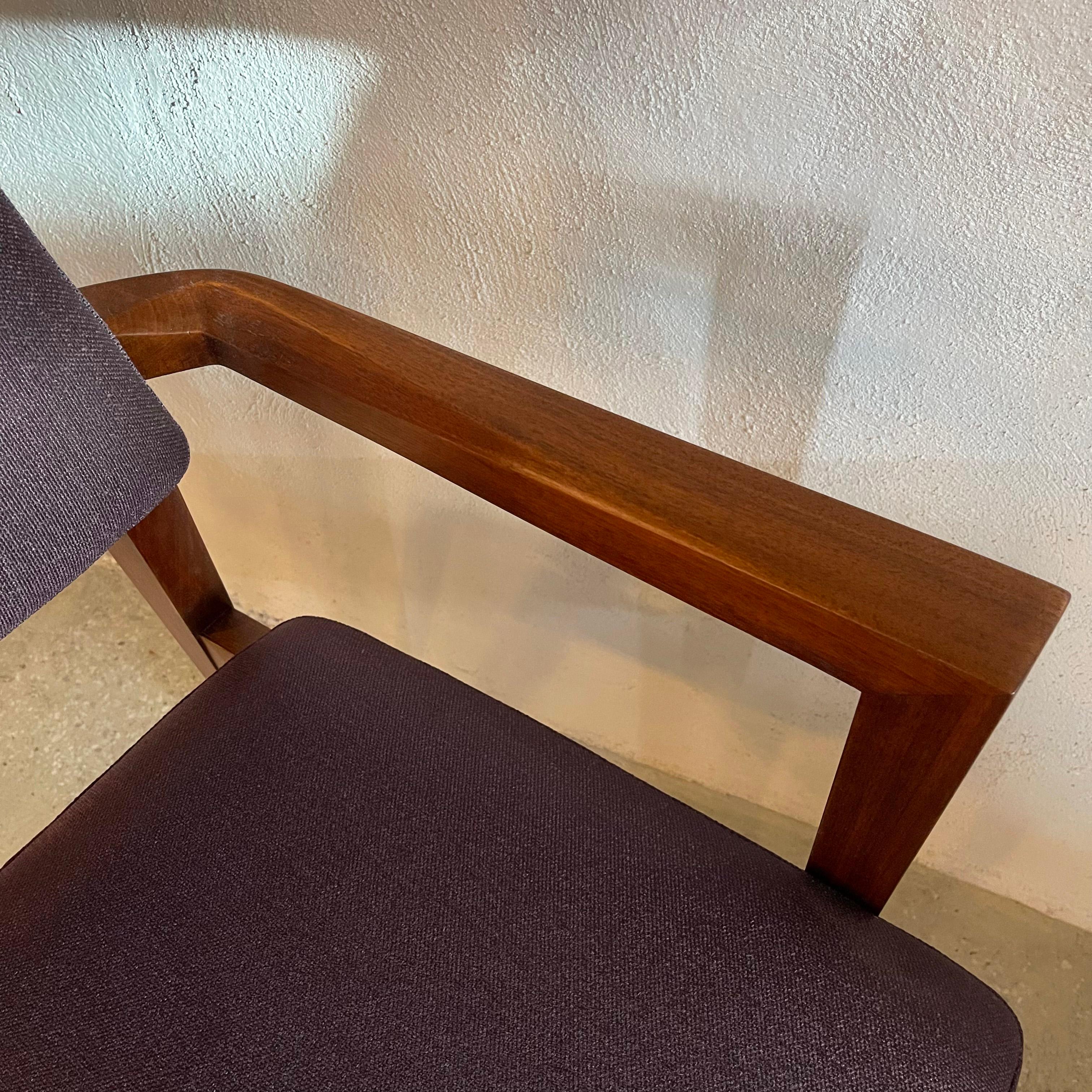 Mid-Century Modern Sculptural Walnut Armchair by Marc Berge For Grosfeld House For Sale 6