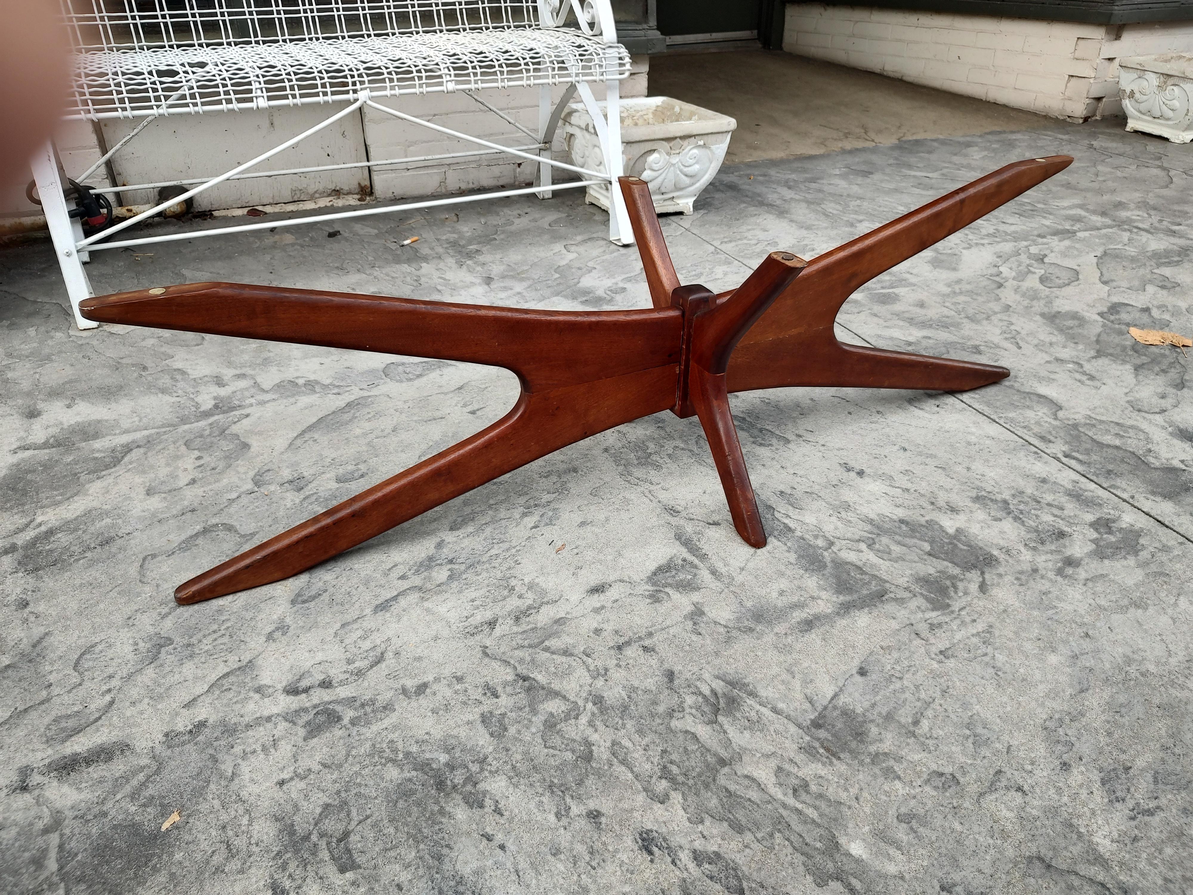 Mid-20th Century Mid-Century Modern Sculptural Walnut Cocktail Table by Adrian Pearsall For Sale