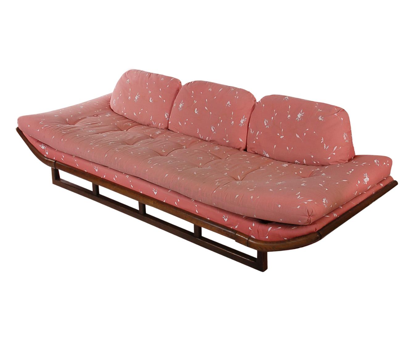 mid century gondola sofa