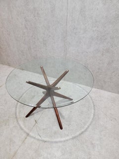 Mid Century Modern Sculptural Walnut "Jack's" Dining Table by Adrian Pearsall
