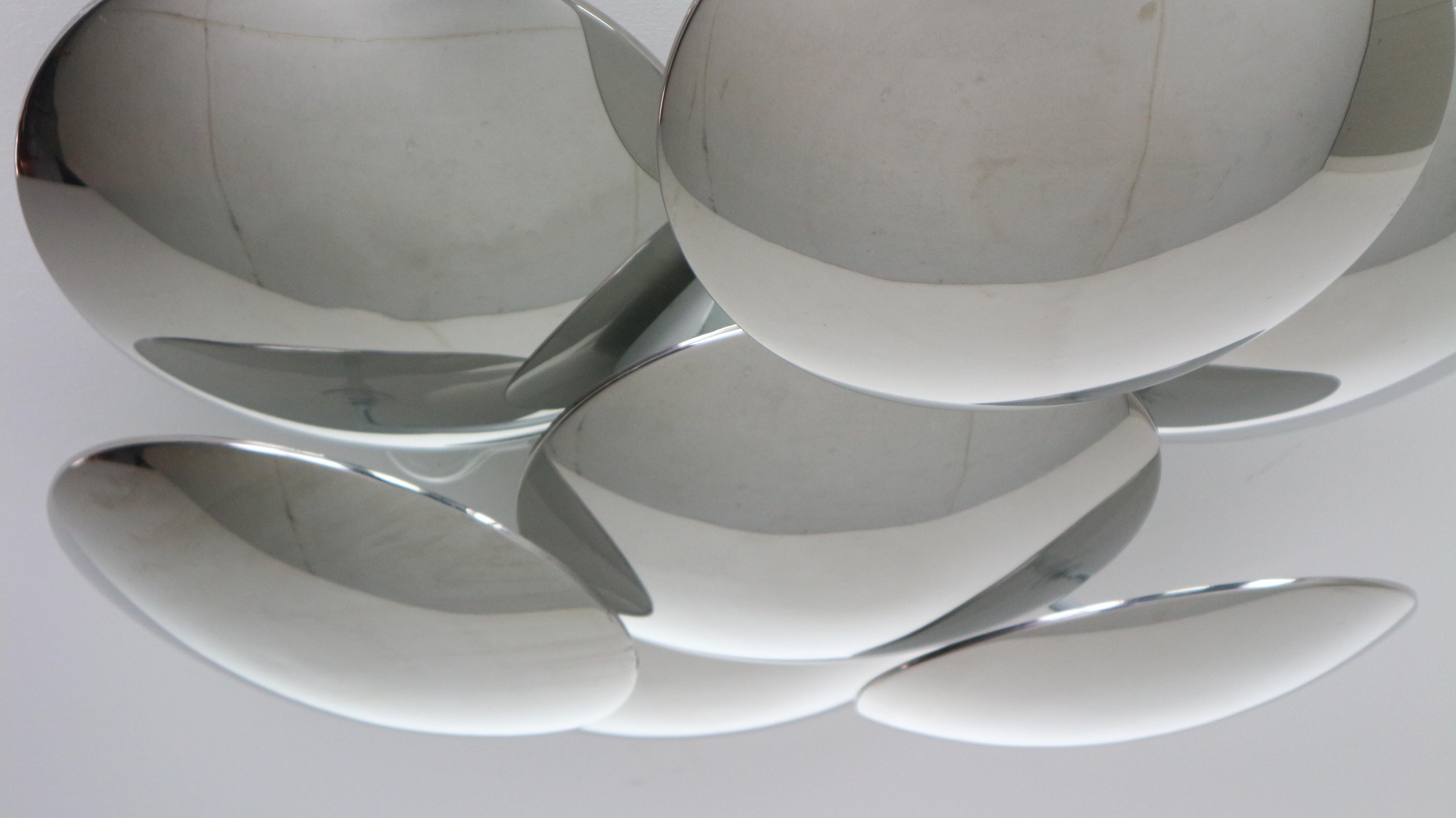 Mid-Century Modern Sculpture Ceiling or Wall Light by Reggiani, Italy, 1970s 6