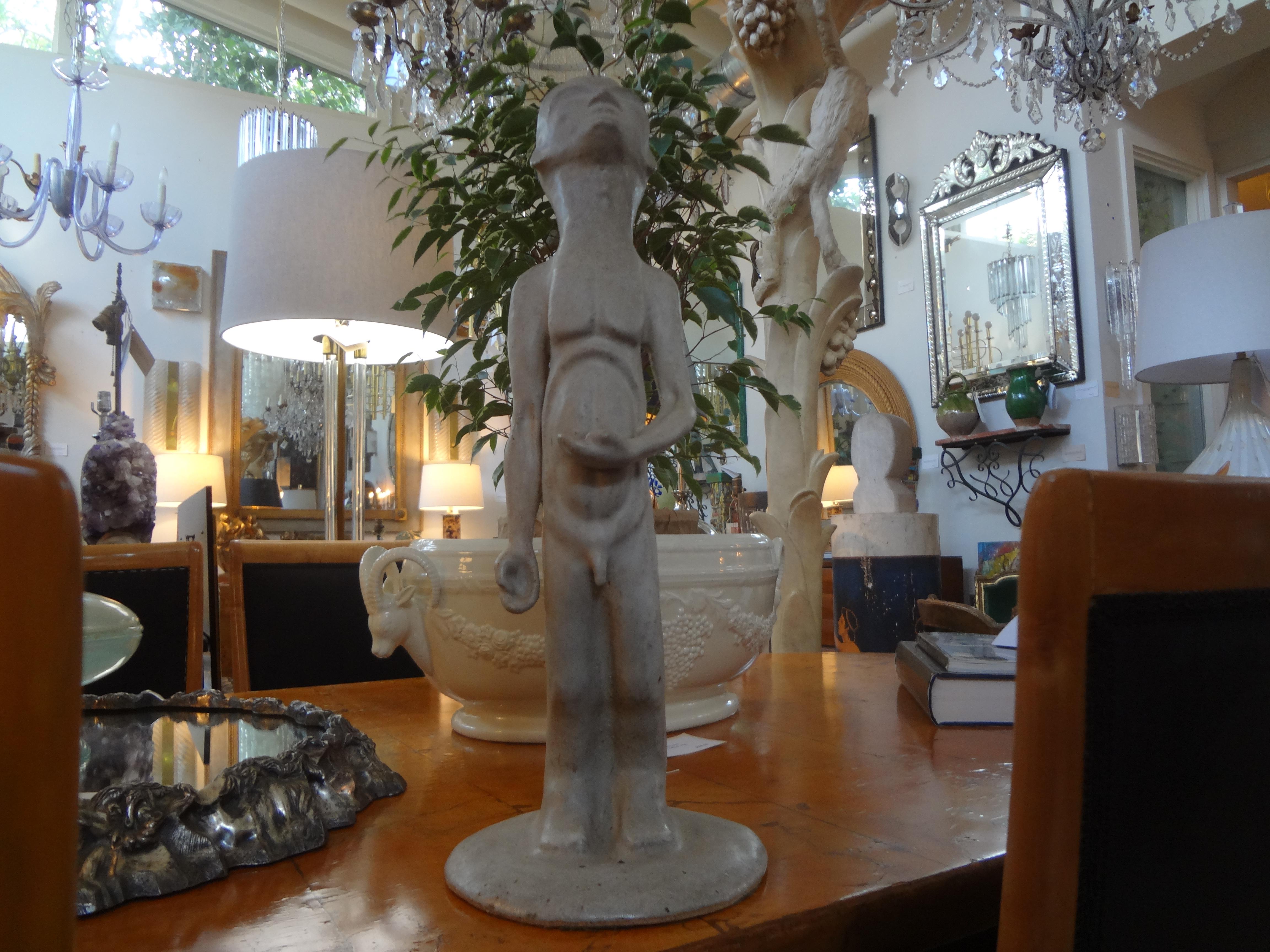 Mid-Century Modern Sculpture in the Manner of Amedeo Modigliani For Sale 8