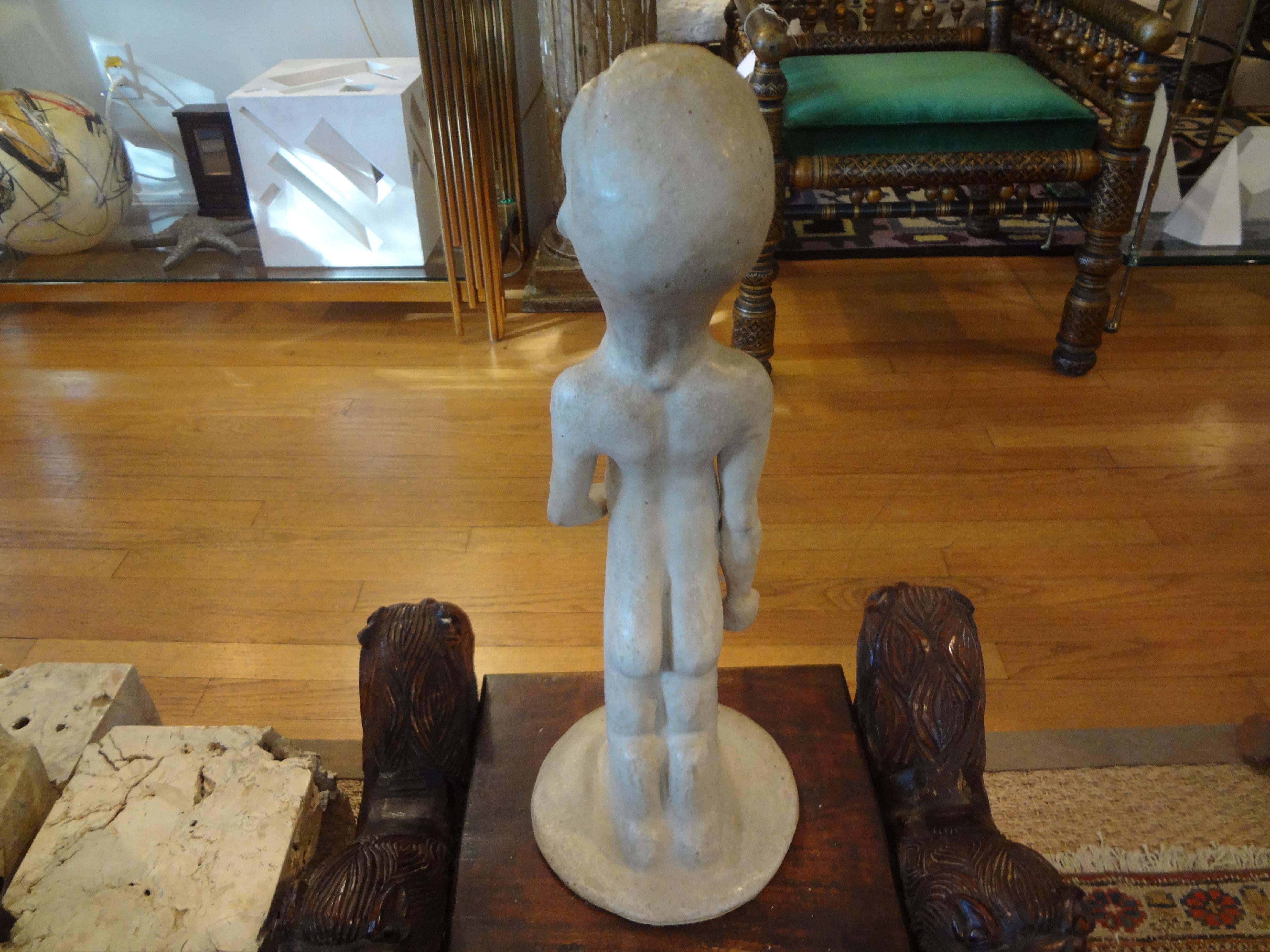 Mid-Century Modern Sculpture in the Manner of Amedeo Modigliani For Sale 3