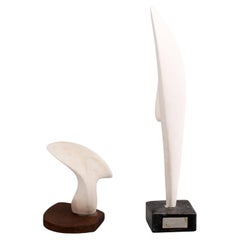 Mid-Century Modern Sculptures by Axel Nordell, Set of 2