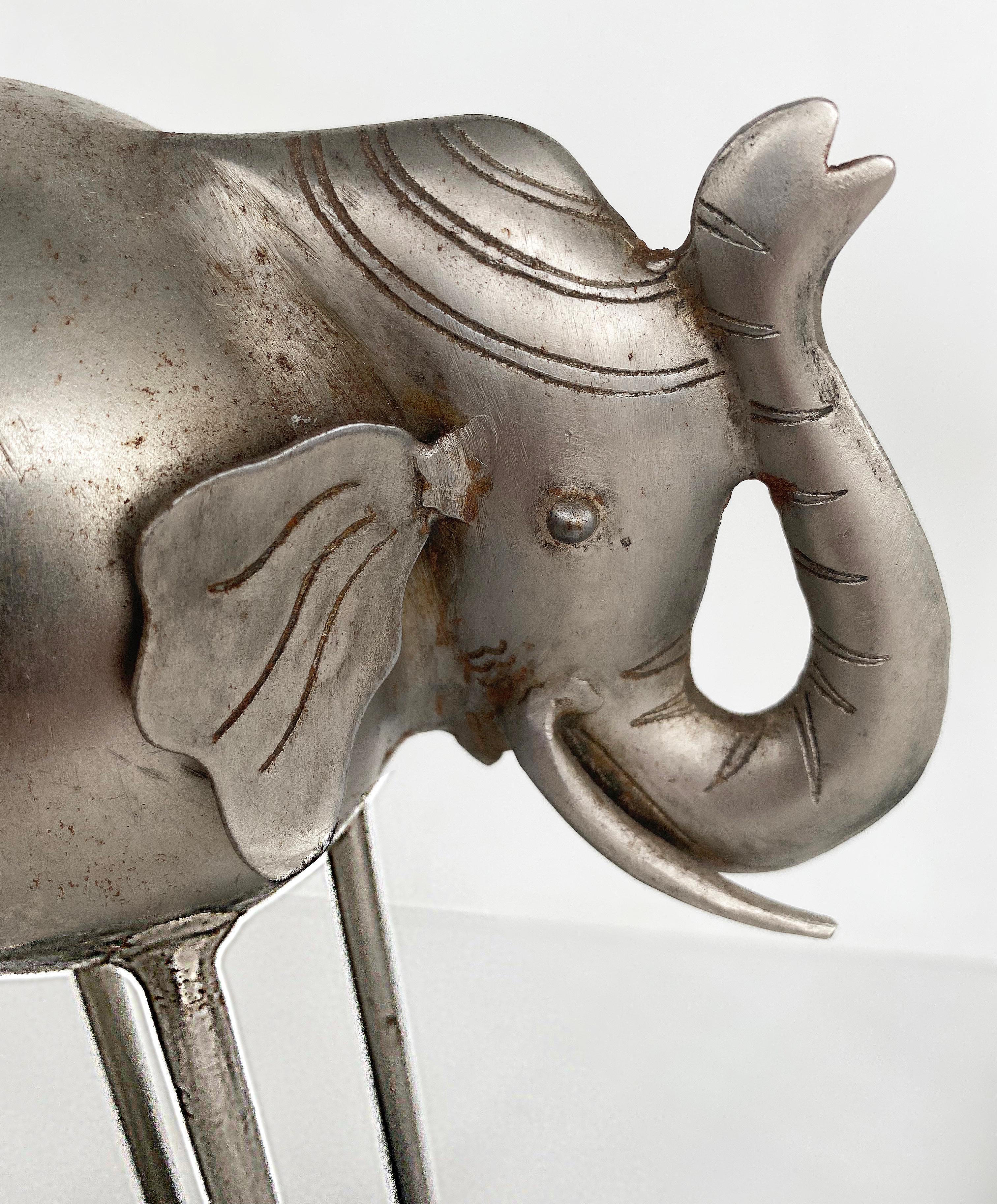 Mid-Century Modern Sculptures of Horse & Elephant with Elongated Legs 6