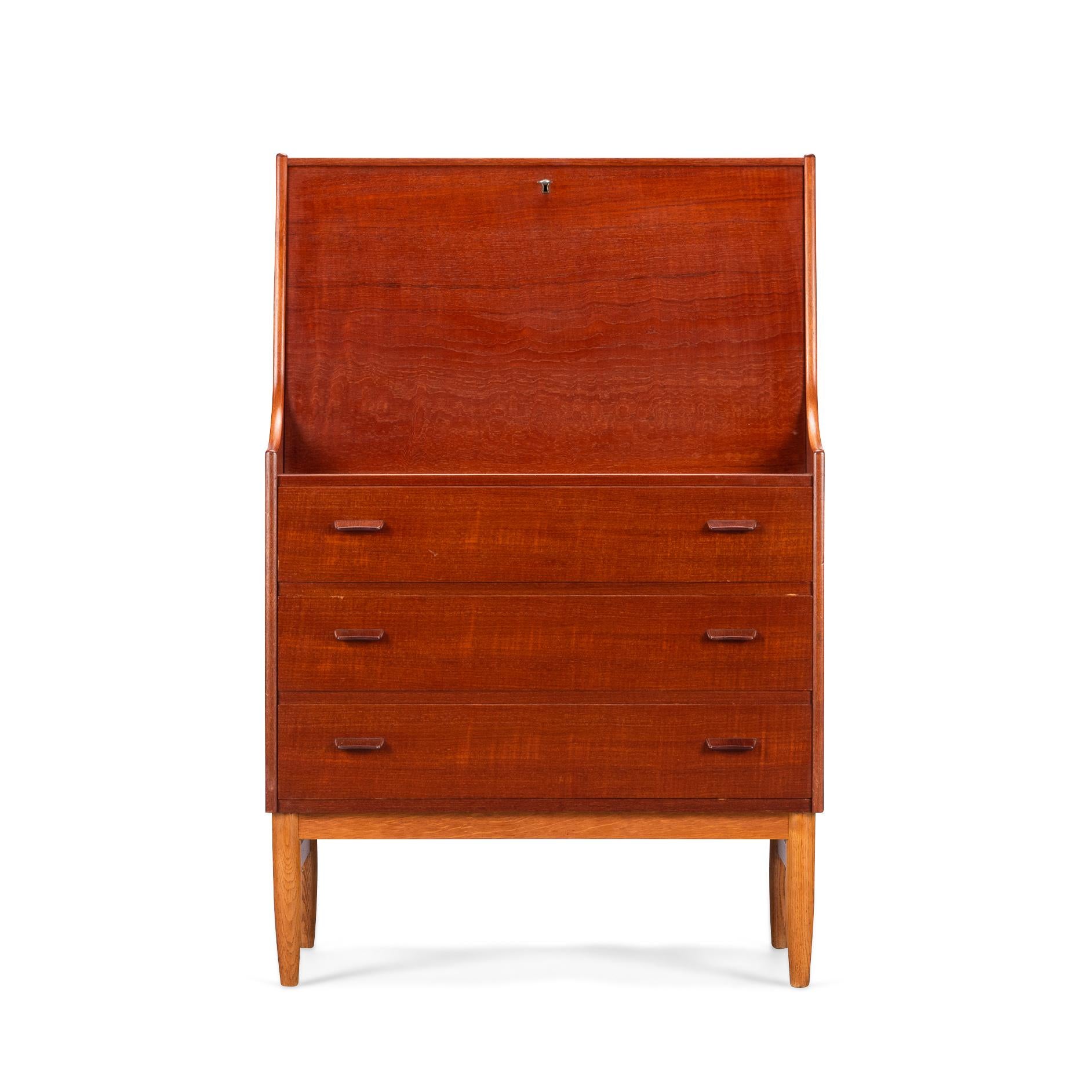Mid-20th Century Mid-Century Modern Secretary by Poul Volther, 1960s For Sale