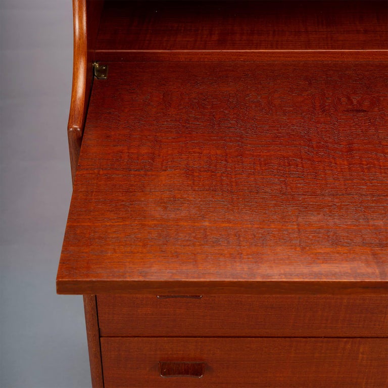 Oak Mid-Century Modern Secretary by Poul Volther, 1960s For Sale