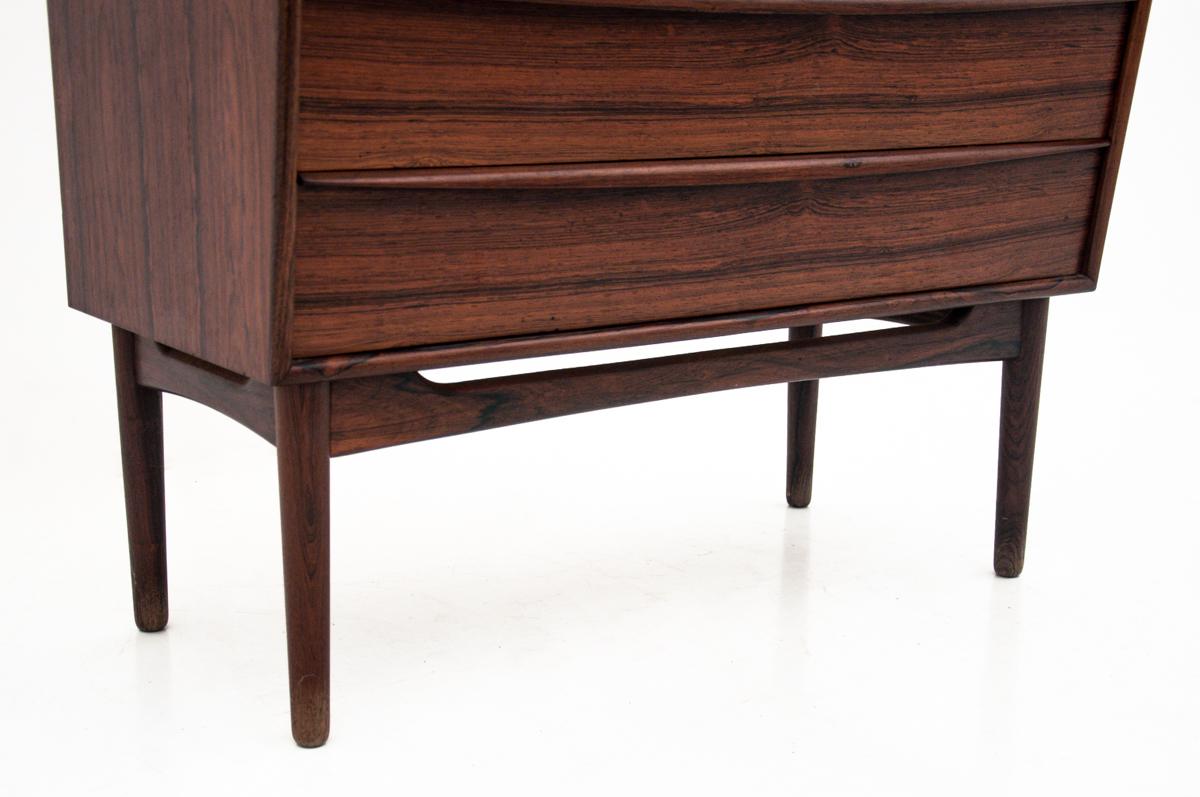 Mid-Century Modern Secretary Desk in Rosewood, Danish Design, 1970s 3