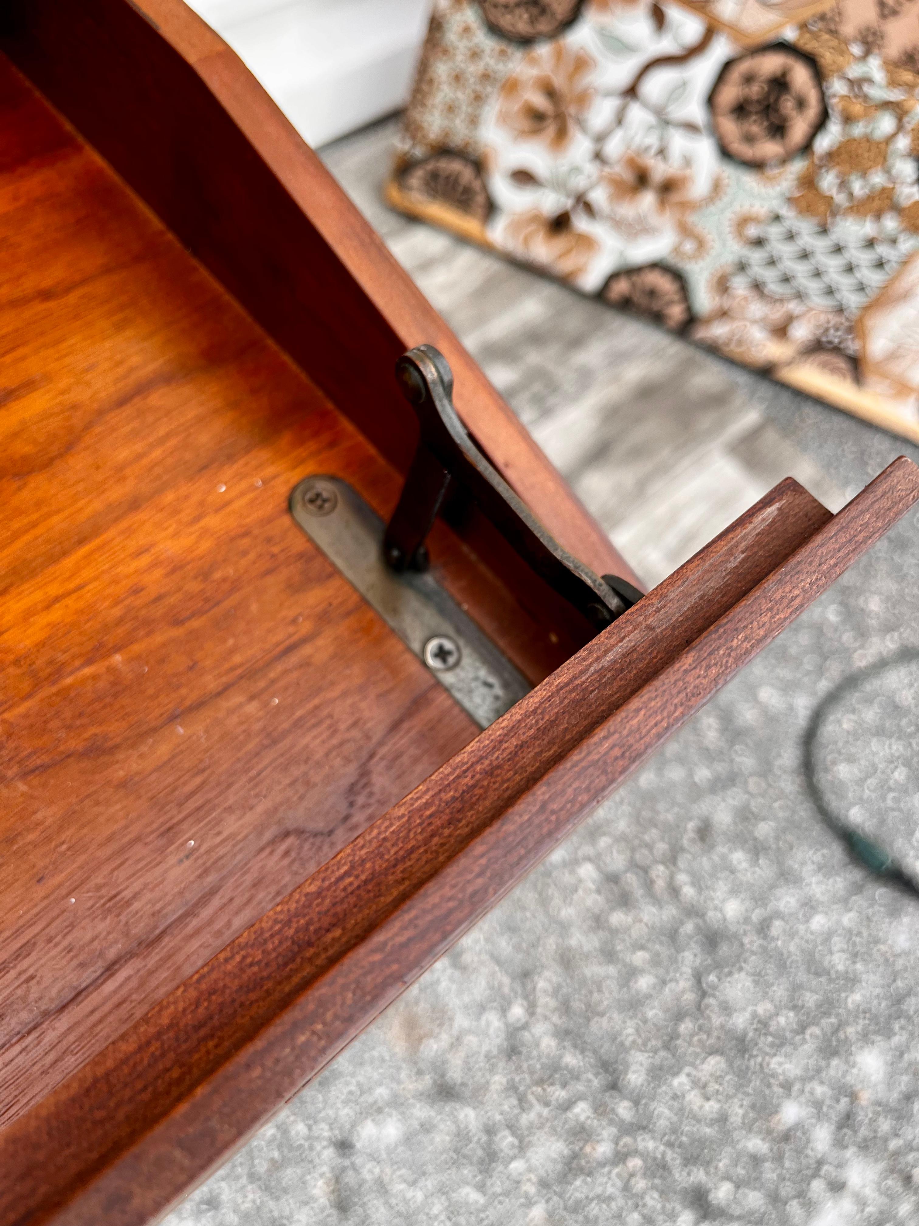 Mid-Century Modern Secretary Desk in the John Stuart's Janus Collection Style For Sale 7